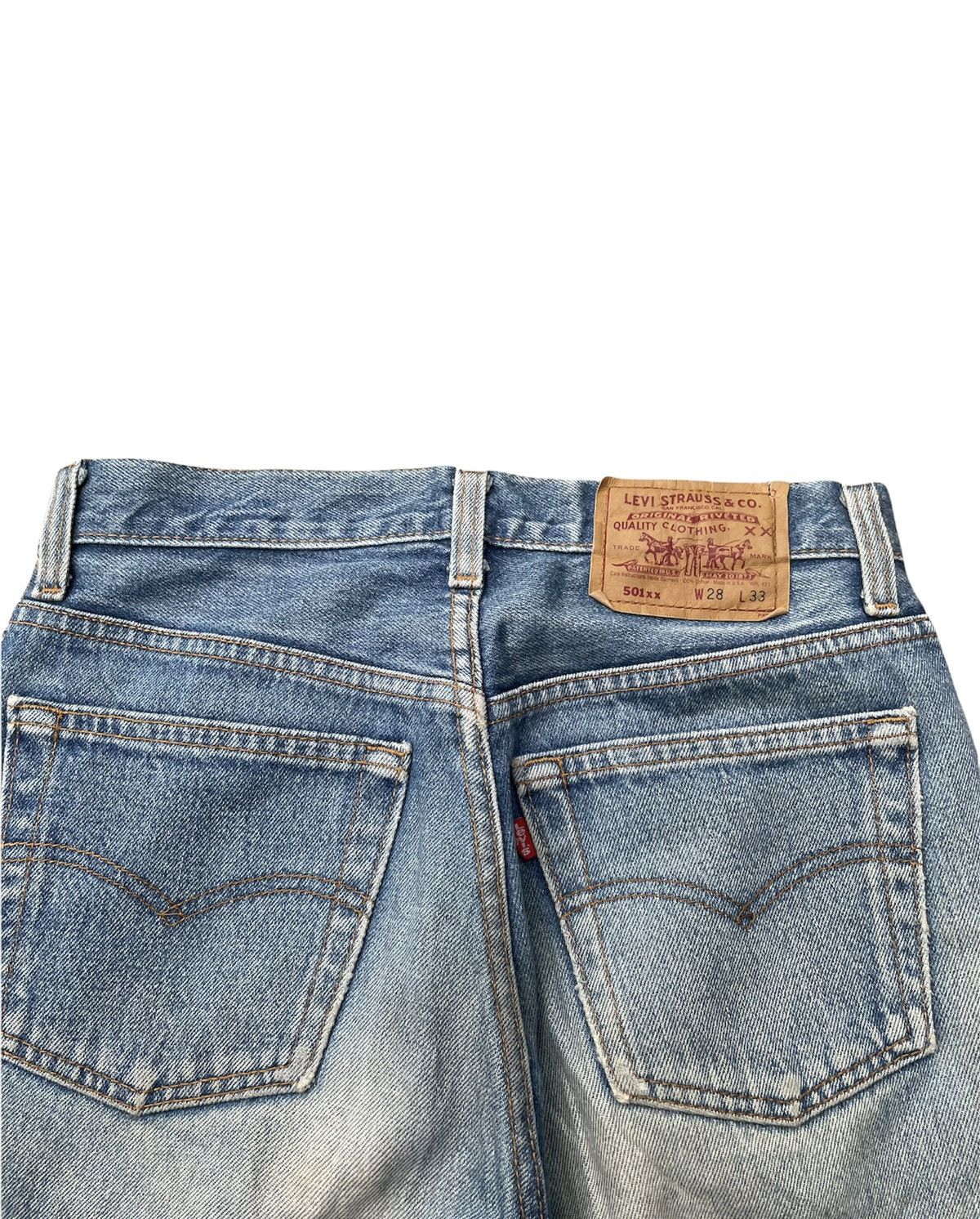 Levi's Vintage Levi’s 501XX e 1991 Usa Aging Distressed Size US 28 / EU 44 - 13 Thumbnail