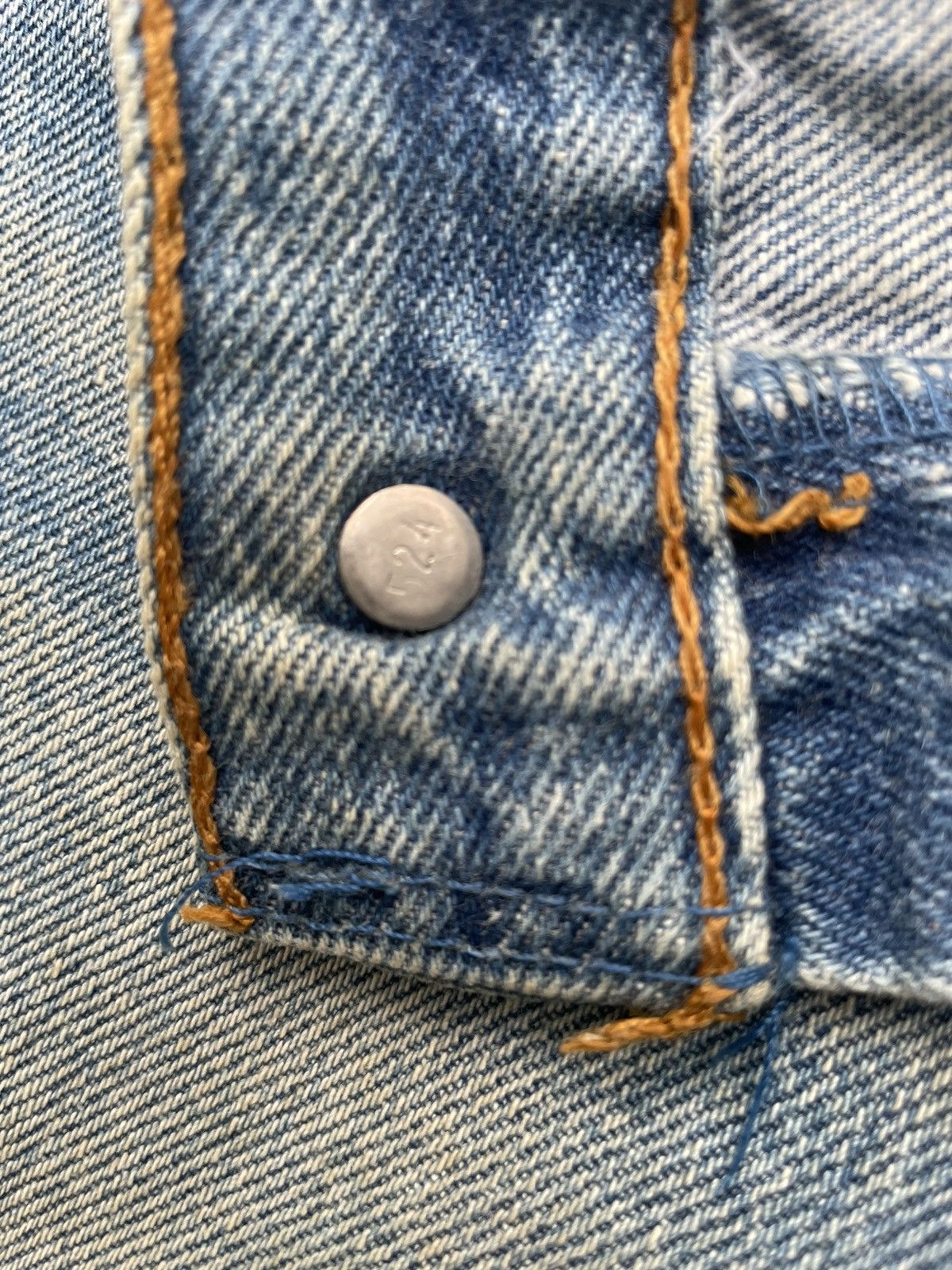 Levi's Vintage Levi’s 501XX e 1991 Usa Aging Distressed Size US 28 / EU 44 - 20 Thumbnail