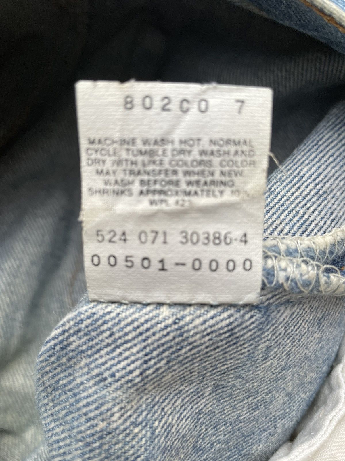 Levi's Vintage Levi’s 501XX e 1991 Usa Aging Distressed Size US 28 / EU 44 - 17 Thumbnail