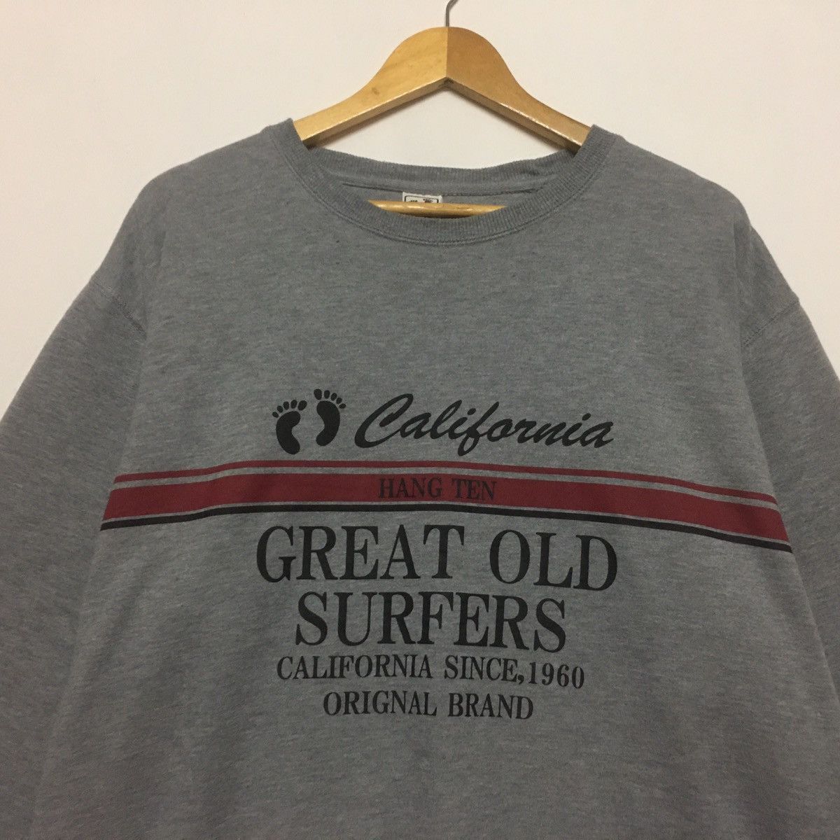 Hang Ten × Vintage Vintage Hang Ten Sweatshirt Crewneck Big Logo Hang Ten Size US XL / EU 56 / 4 - 3 Thumbnail