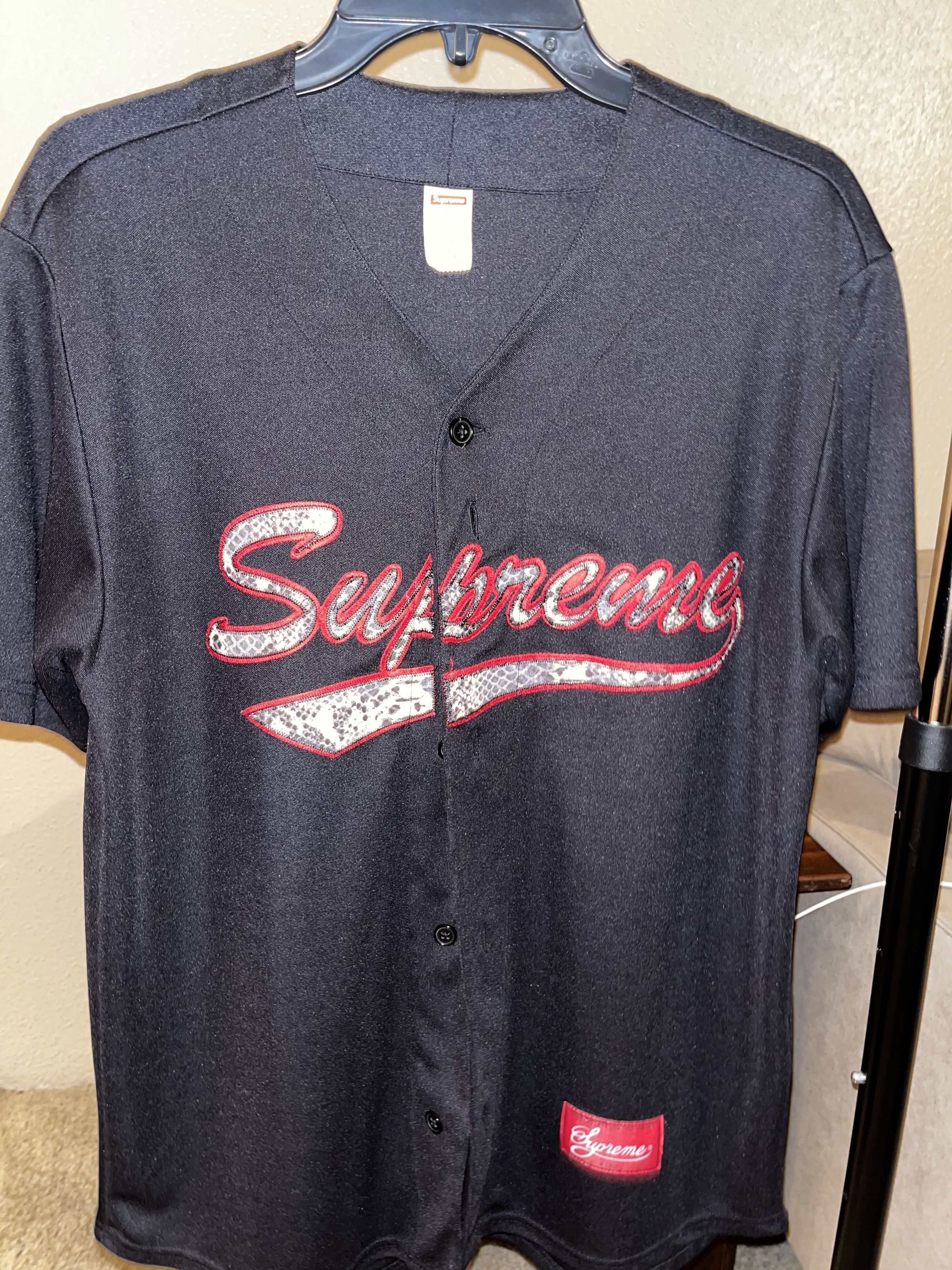 Supreme Snake Script Jersey FW17