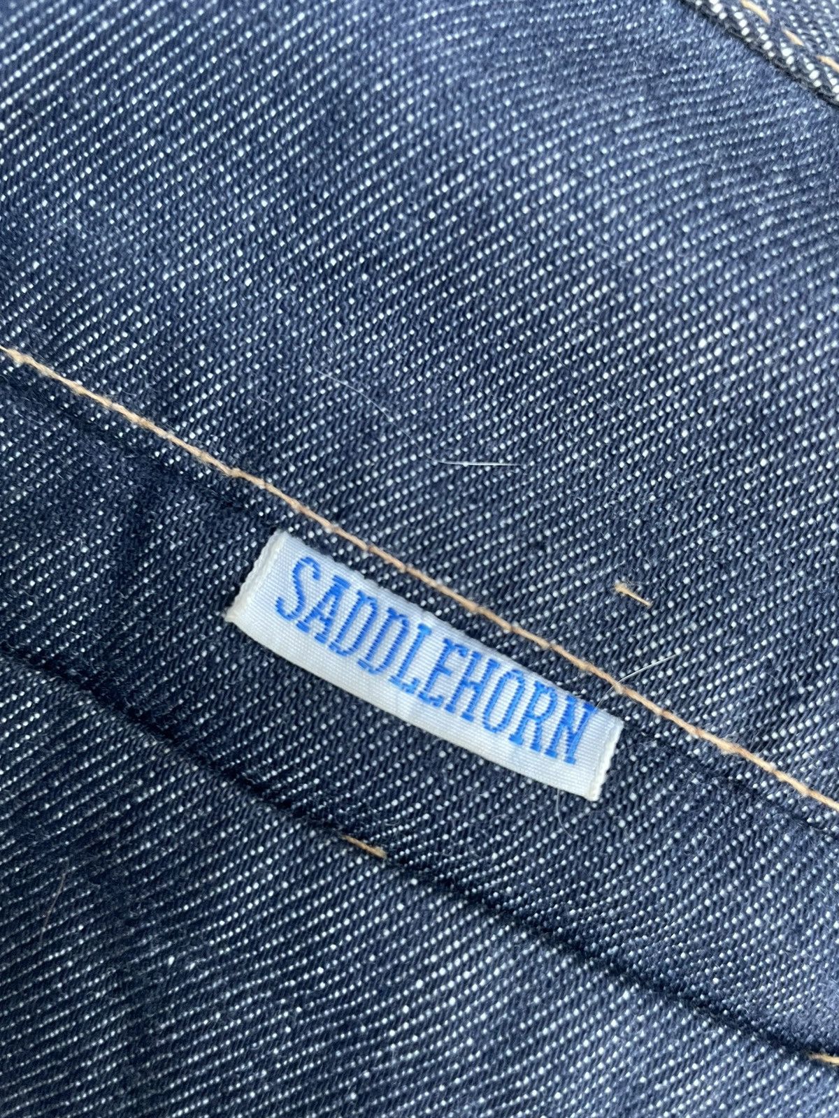 Vintage Vintage 60’s Saddlehorn Flare Denim Size US 29 - 18 Thumbnail