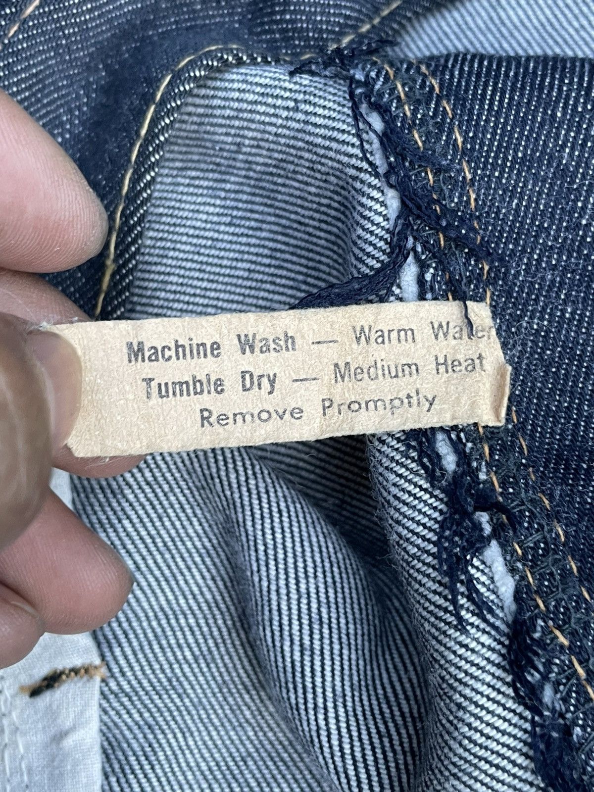Vintage Vintage 60’s Saddlehorn Flare Denim Size US 29 - 19 Thumbnail
