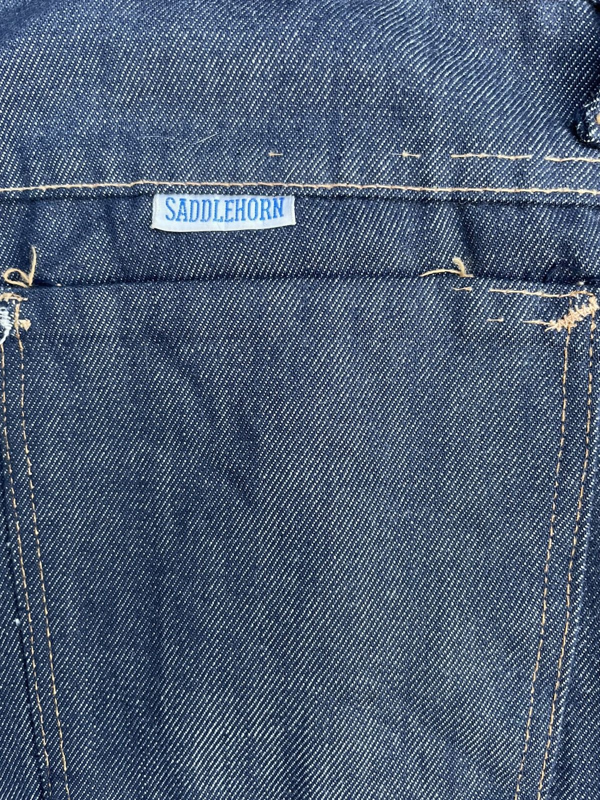 Vintage Vintage 60’s Saddlehorn Flare Denim Size US 29 - 17 Thumbnail