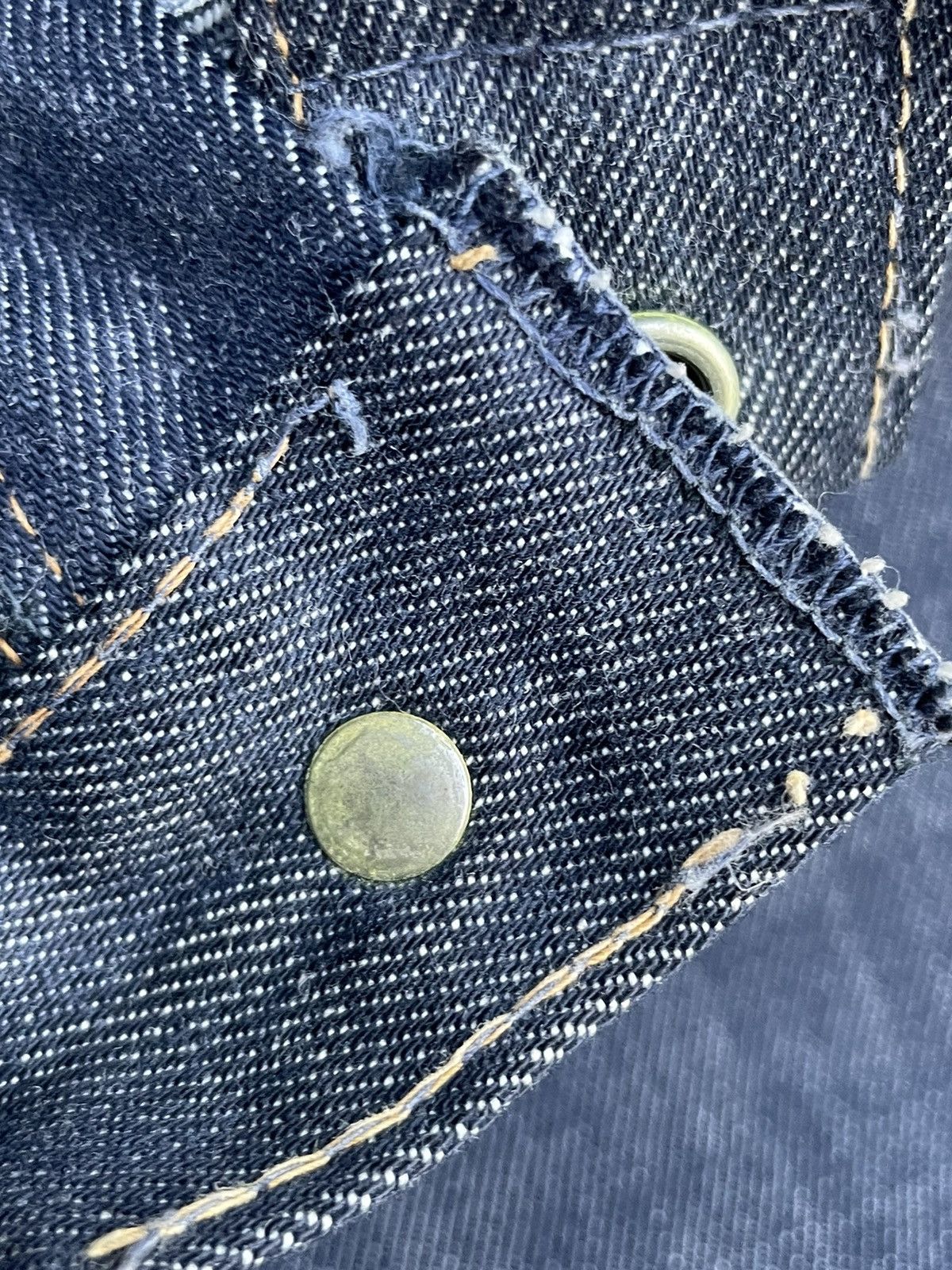 Vintage Vintage 60’s Saddlehorn Flare Denim Size US 29 - 20 Thumbnail