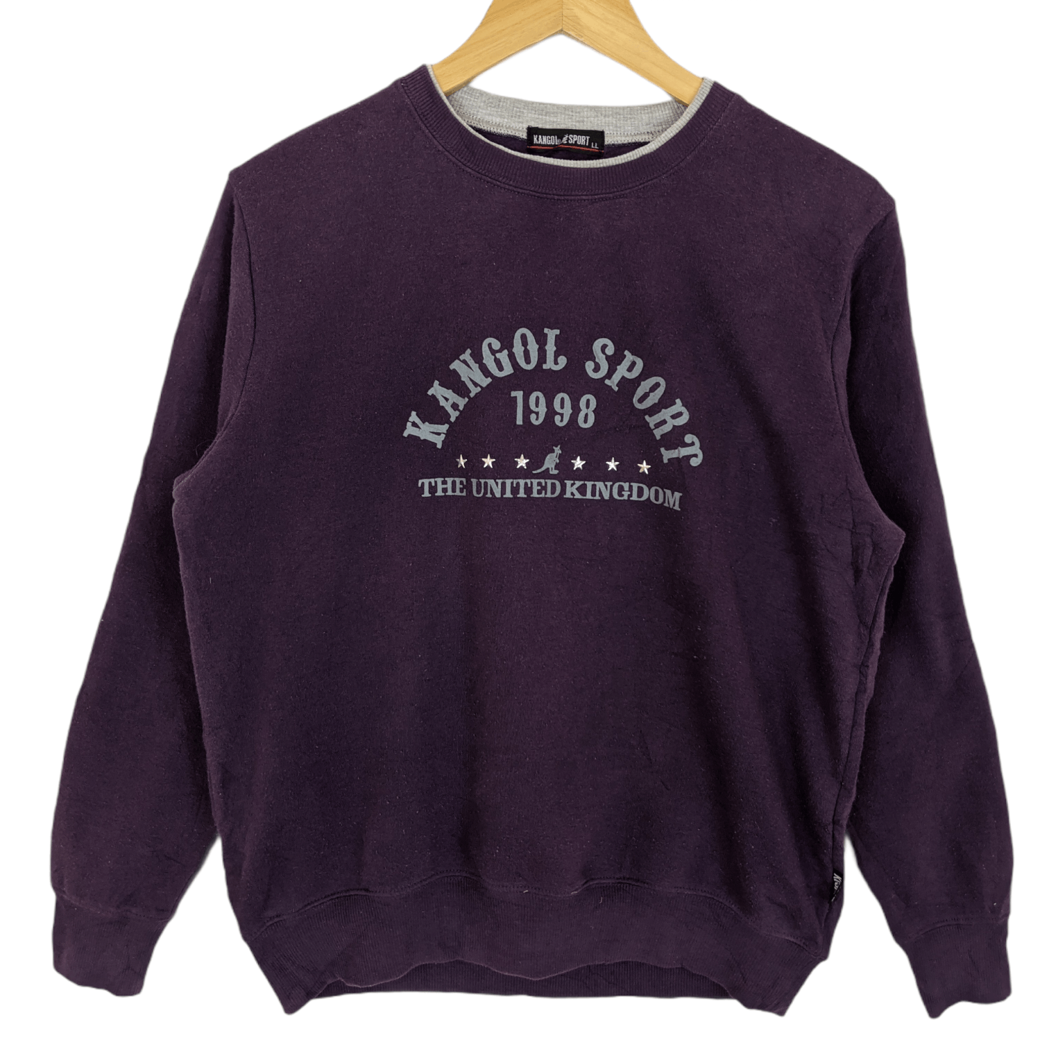 Kangol KANGOL Big Logo Spell Out Jumper Sweatshirt Size XL / US 12-14 / IT 48-50 - 2 Thumbnail