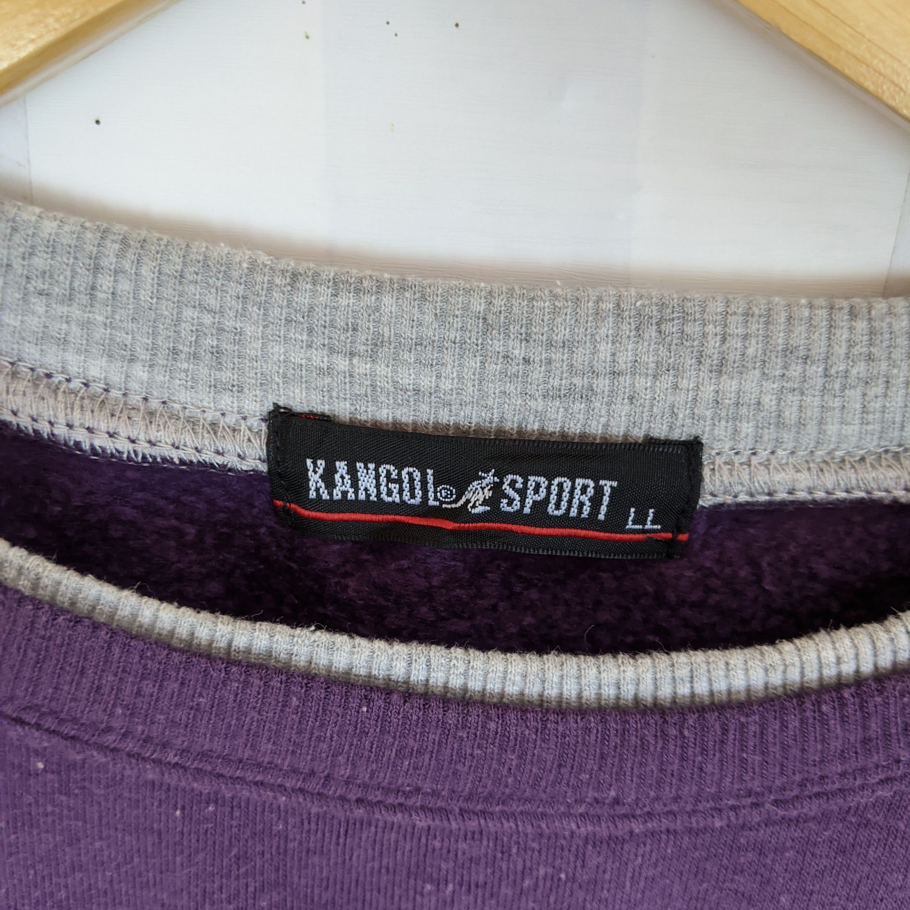 Kangol KANGOL Big Logo Spell Out Jumper Sweatshirt Size XL / US 12-14 / IT 48-50 - 9 Thumbnail