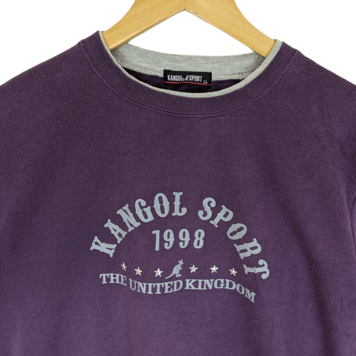 Kangol KANGOL Big Logo Spell Out Jumper Sweatshirt Size XL / US 12-14 / IT 48-50 - 4 Thumbnail