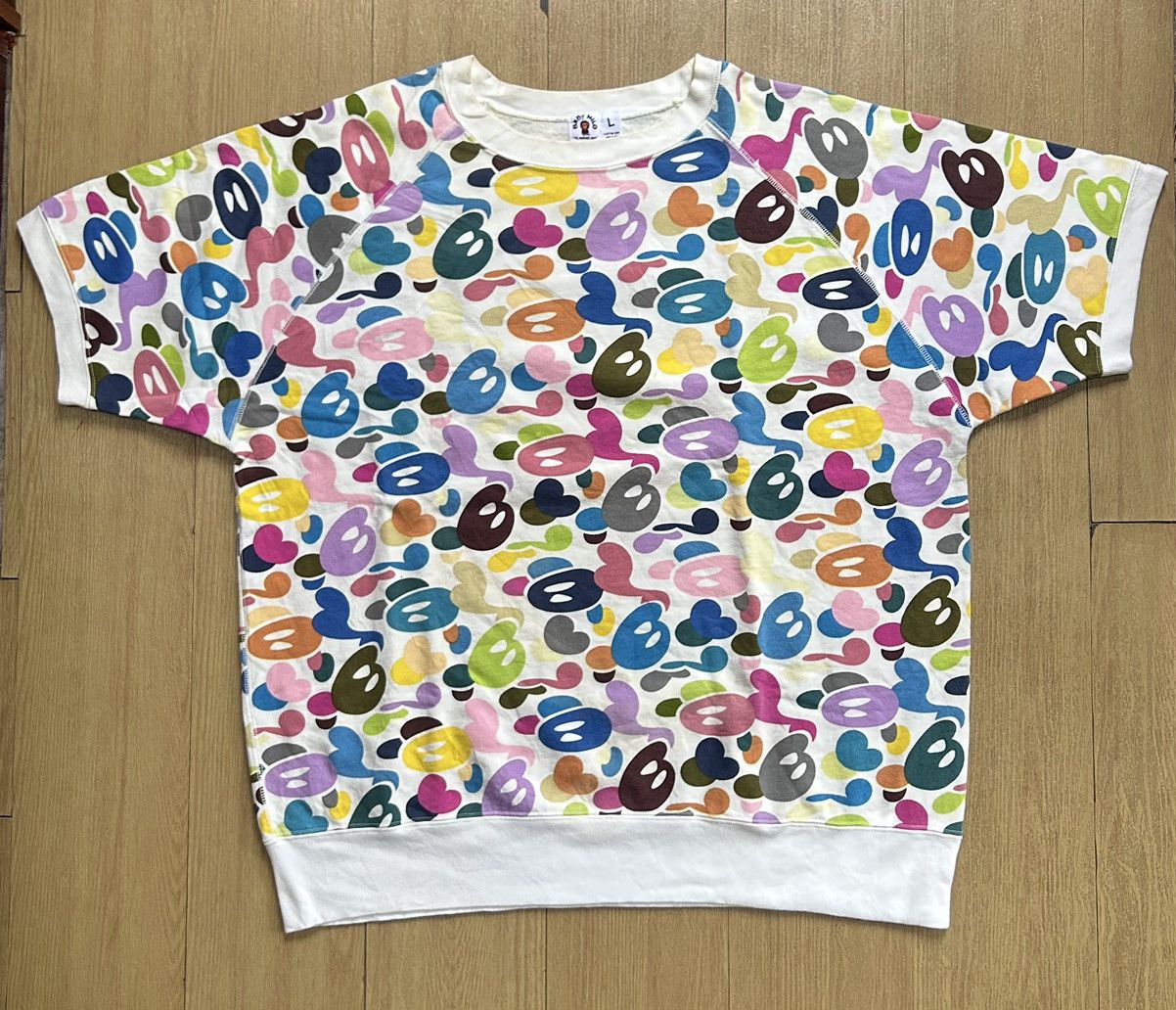 Bape Baby Milo Multi Camo S/S Crewneck Size US L / EU 52-54 / 3 - 1 Thumbnail