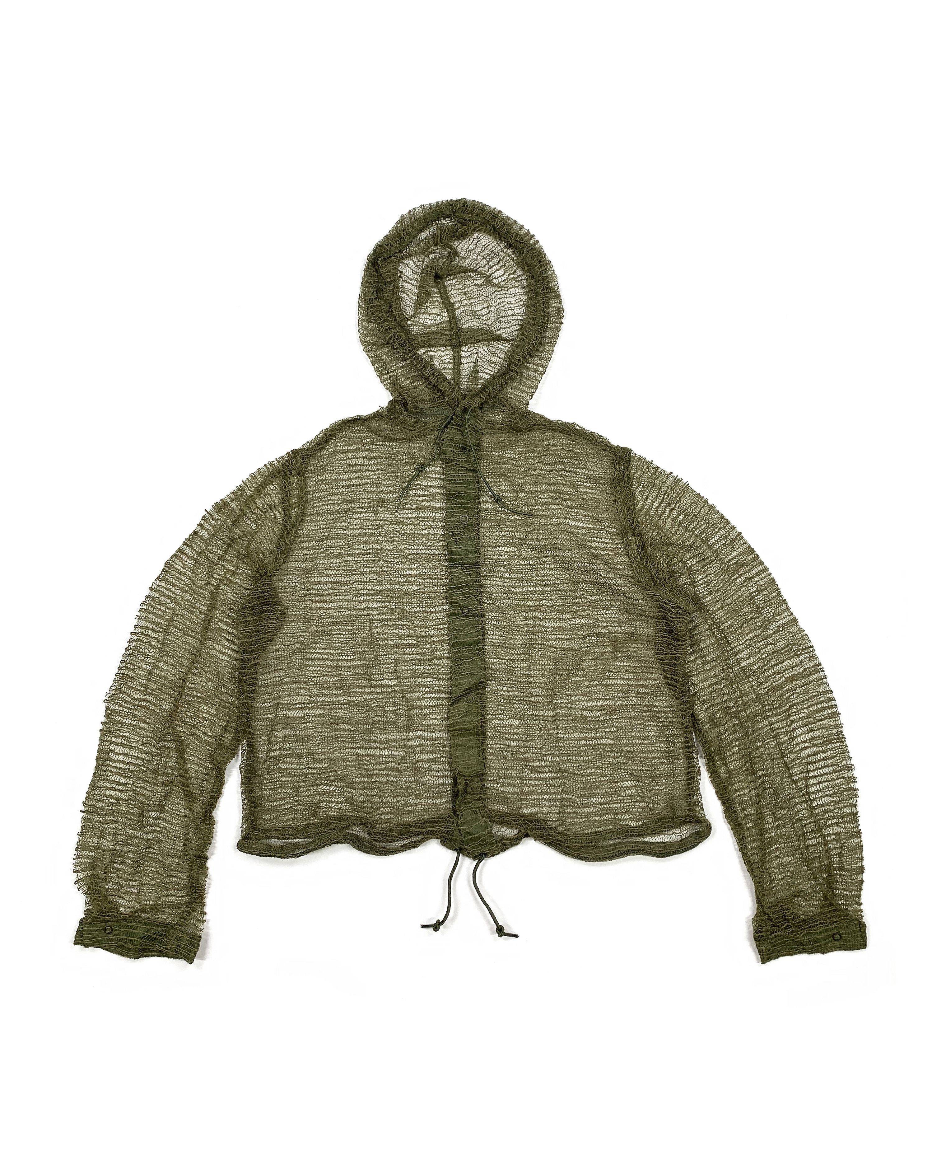 Vintage 1980s Mesh / Insect Repellent Jacket / Hoodie (NOS) Size US L / EU 52-54 / 3 - 2 Thumbnail