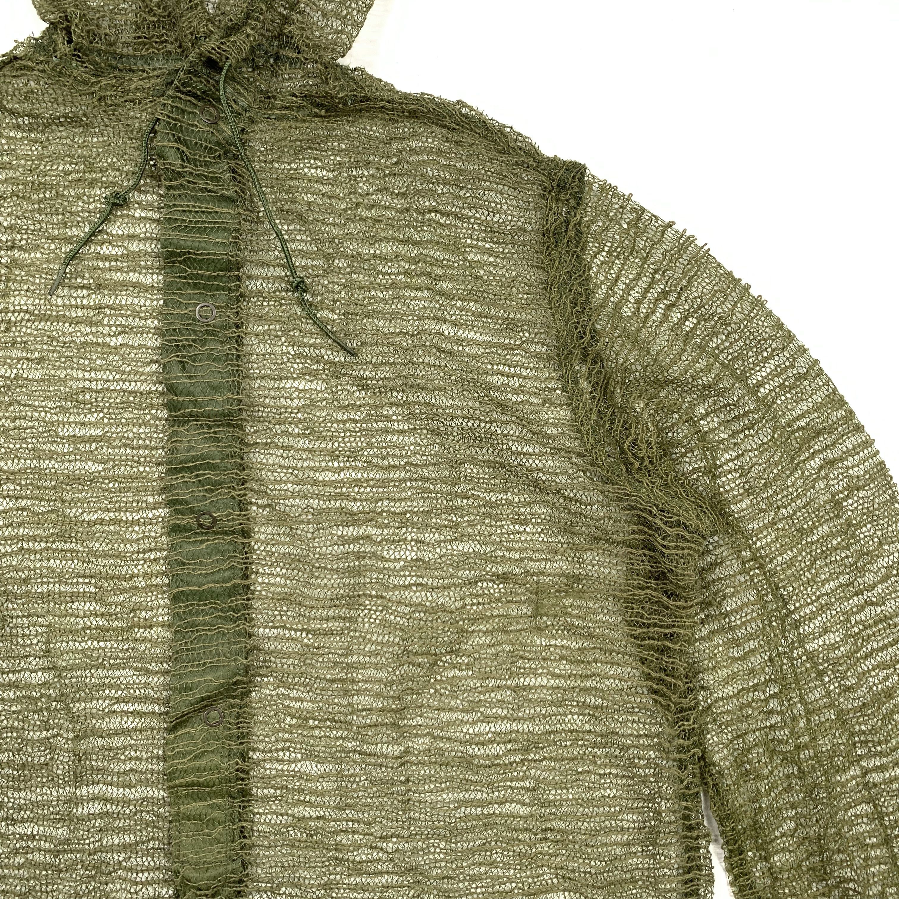 Vintage 1980s Mesh / Insect Repellent Jacket / Hoodie (NOS) Size US L / EU 52-54 / 3 - 4 Thumbnail
