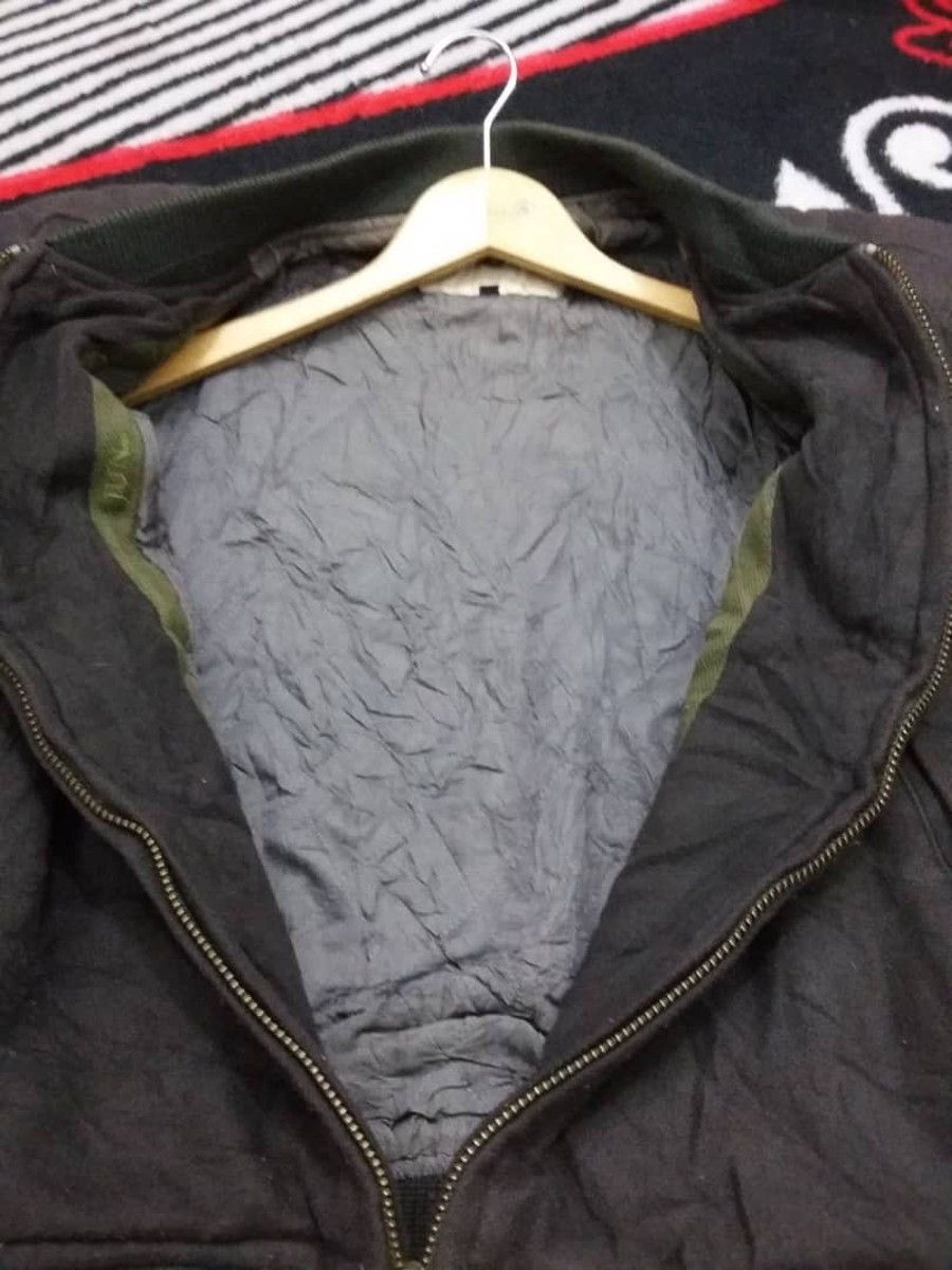 Vintage Vintage Jun Men Varsity Leather Sleeve Jacket Size US M / EU 48-50 / 2 - 7 Thumbnail