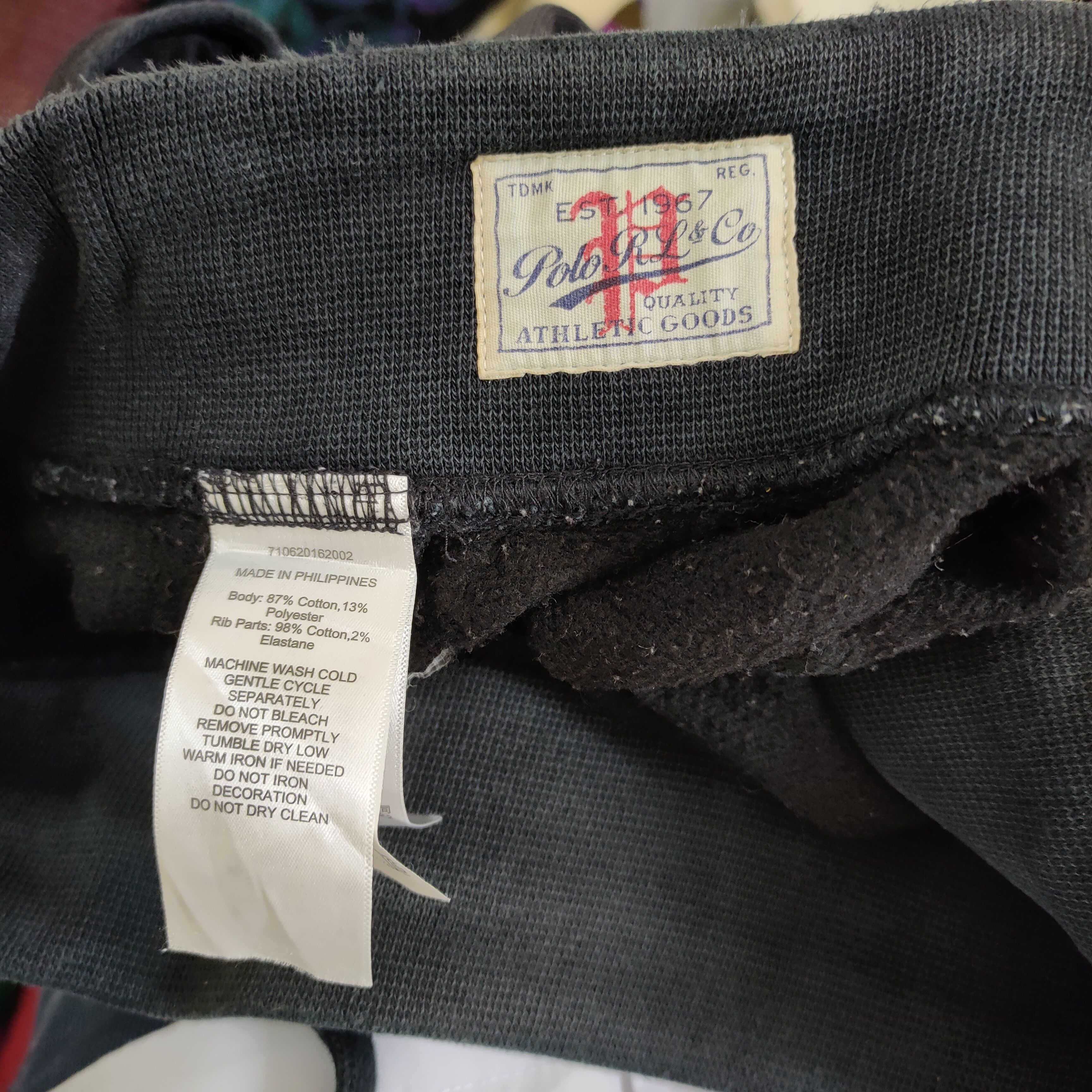 Polo Ralph Lauren × Ralph Lauren × Vintage POLO RALPH LAUREN BLACK EASY PANTS Size US 29 - 10 Thumbnail