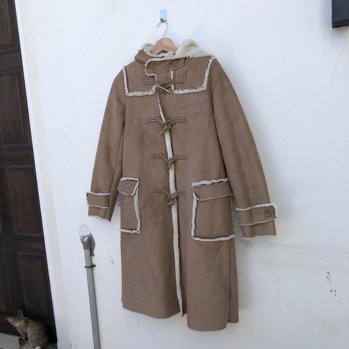 Beams Plus PATCH WORK LONG JACKET BEAMS HEARTS MINK FUR LINING Size US S / EU 44-46 / 1 - 2 Thumbnail