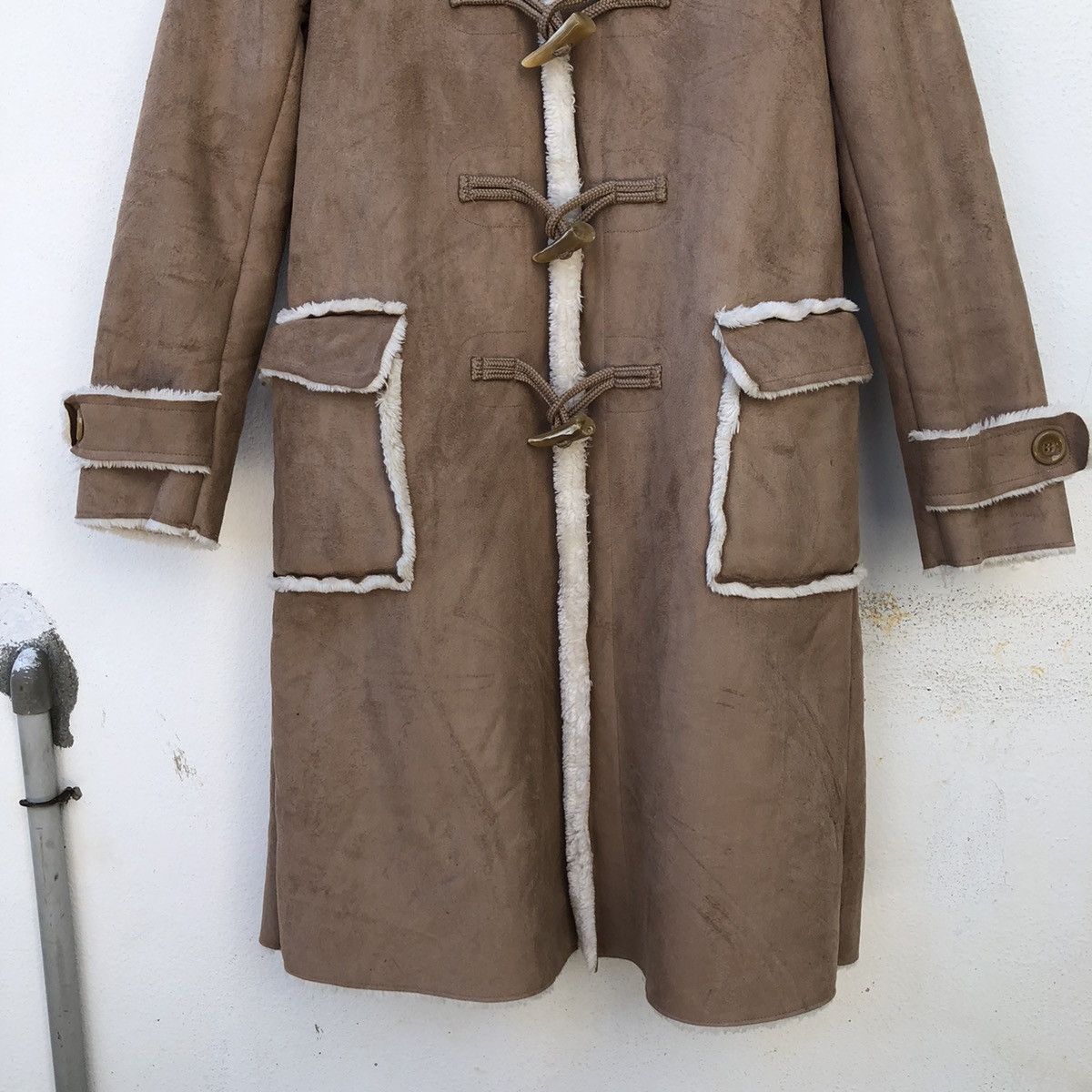Beams Plus PATCH WORK LONG JACKET BEAMS HEARTS MINK FUR LINING Size US S / EU 44-46 / 1 - 6 Thumbnail