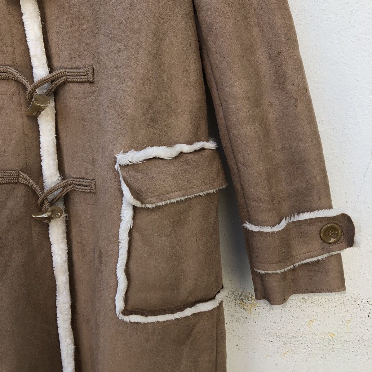 Beams Plus PATCH WORK LONG JACKET BEAMS HEARTS MINK FUR LINING Size US S / EU 44-46 / 1 - 4 Thumbnail