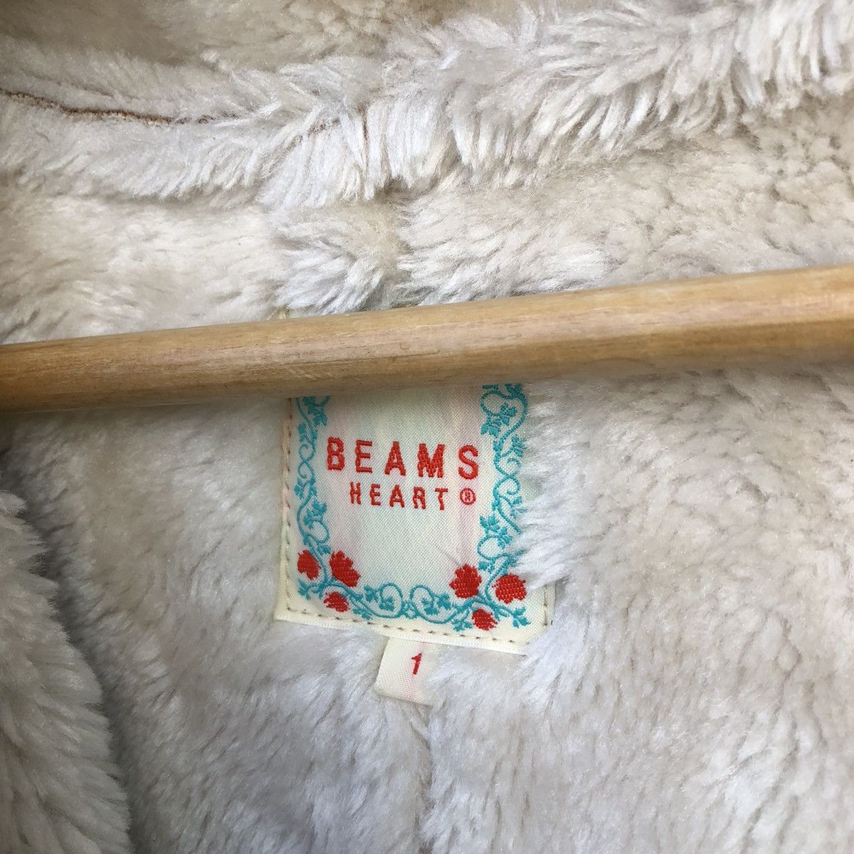 Beams Plus PATCH WORK LONG JACKET BEAMS HEARTS MINK FUR LINING Size US S / EU 44-46 / 1 - 11 Thumbnail