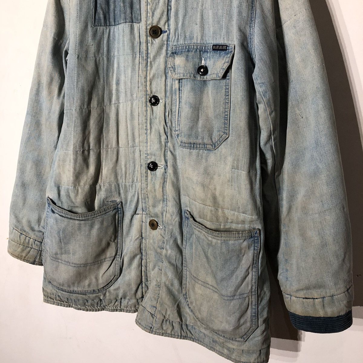Blue Blue Japan Rare💥 Blue Blue Japan Denim Jacket Fabric Made in Japan Size US M / EU 48-50 / 2 - 7 Thumbnail