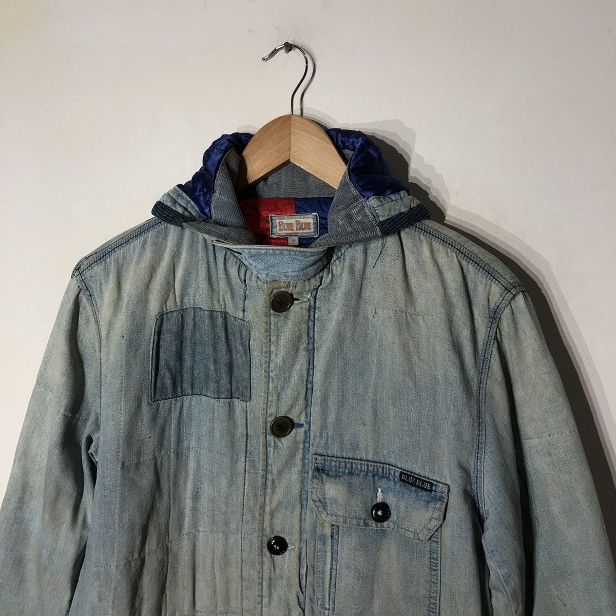 Blue Blue Japan Rare💥 Blue Blue Japan Denim Jacket Fabric Made in Japan Size US M / EU 48-50 / 2 - 6 Thumbnail