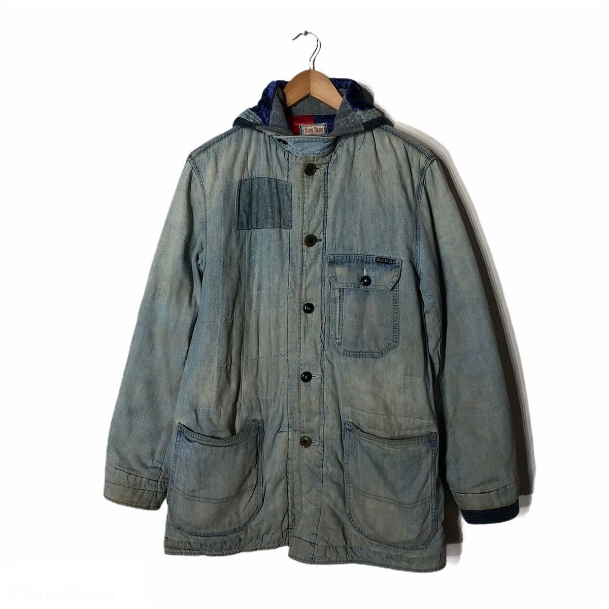 Blue Blue Japan Rare💥 Blue Blue Japan Denim Jacket Fabric Made in Japan Size US M / EU 48-50 / 2 - 1 Thumbnail