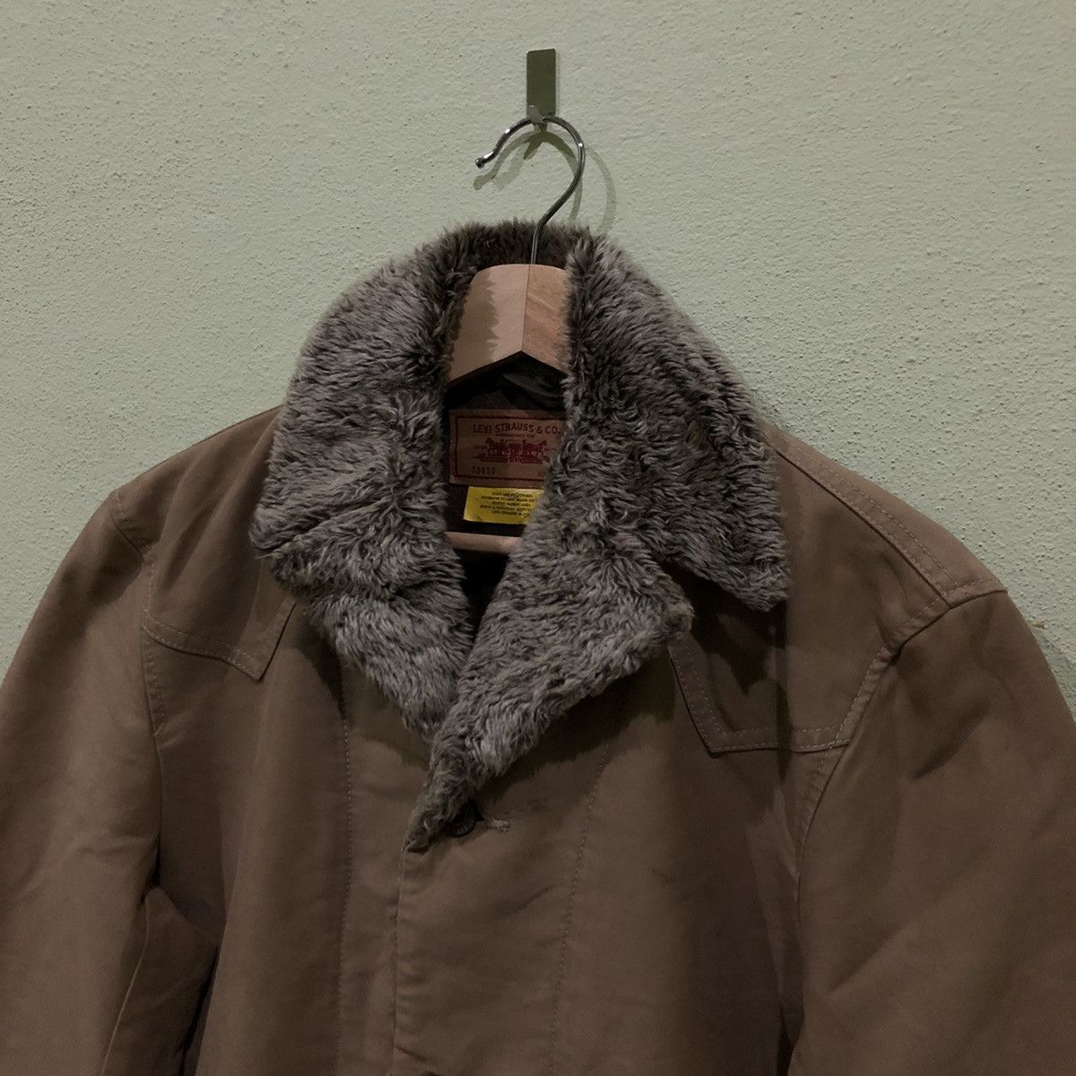 Levi's Vintage Levis Collar Fur Jacket Size US L / EU 52-54 / 3 - 3 Thumbnail