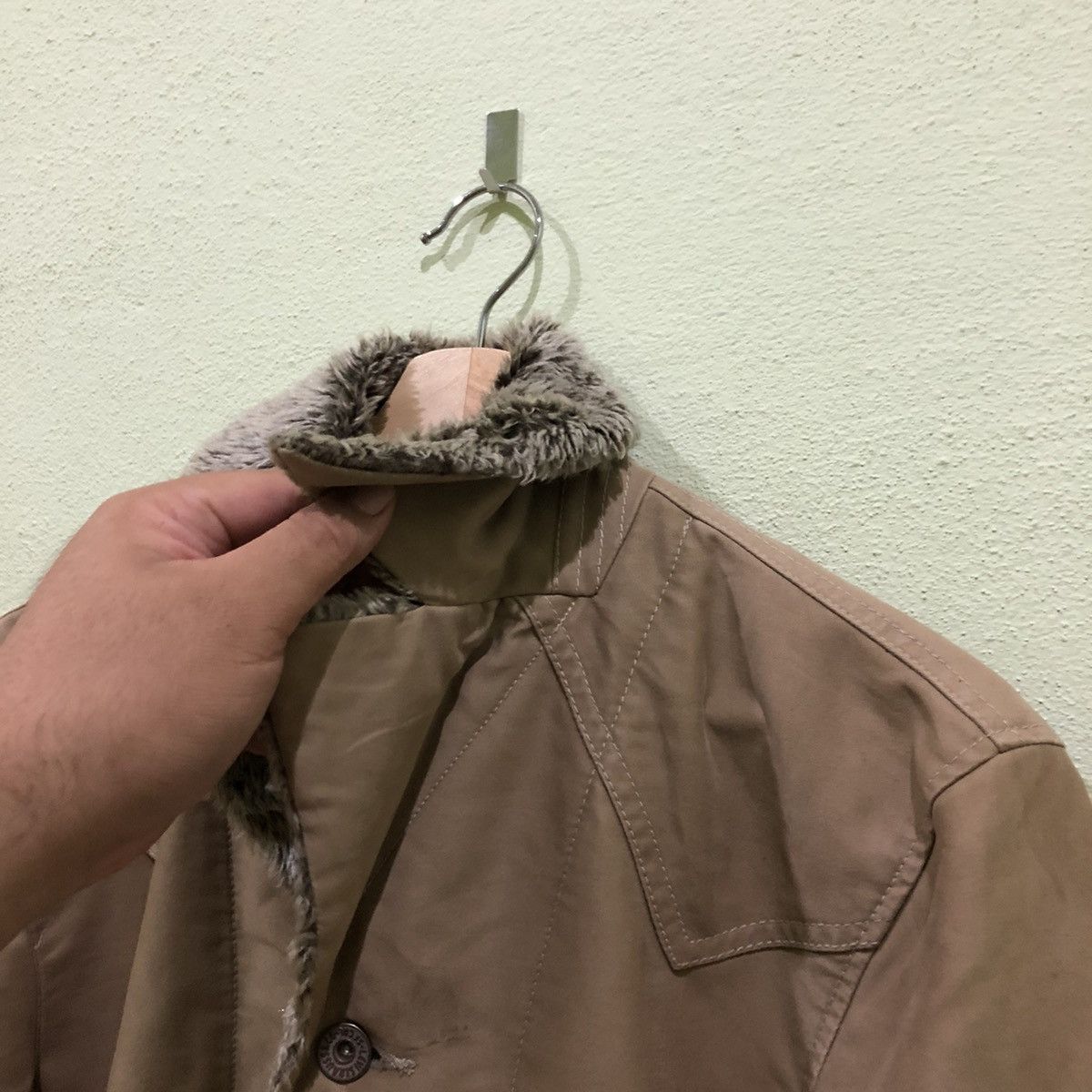 Levi's Vintage Levis Collar Fur Jacket Size US L / EU 52-54 / 3 - 10 Thumbnail