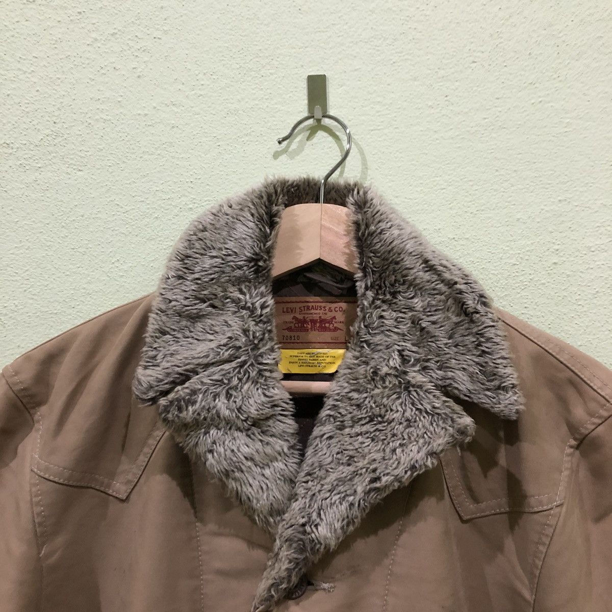 Levi's Vintage Levis Collar Fur Jacket Size US L / EU 52-54 / 3 - 5 Thumbnail