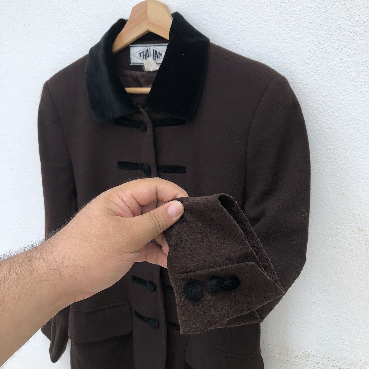 Japanese Brand MANDARIN STYLE JACKET BY THALIAN DESIGNER MADE IN ROMANIA Size US M / EU 48-50 / 2 - 5 Thumbnail