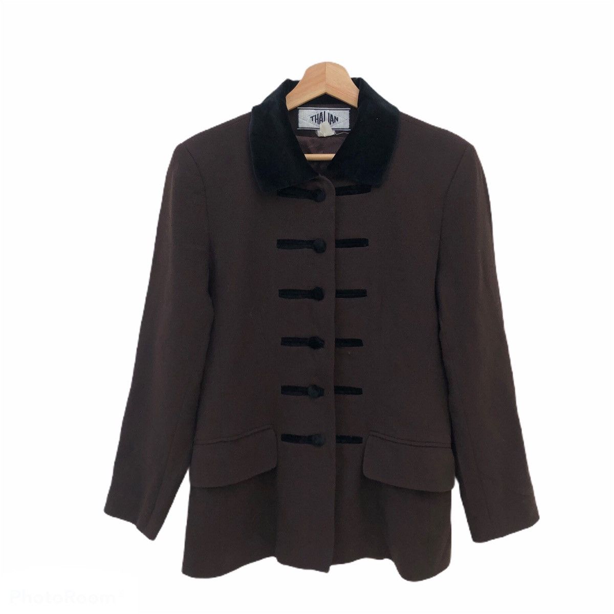 Japanese Brand MANDARIN STYLE JACKET BY THALIAN DESIGNER MADE IN ROMANIA Size US M / EU 48-50 / 2 - 1 Thumbnail
