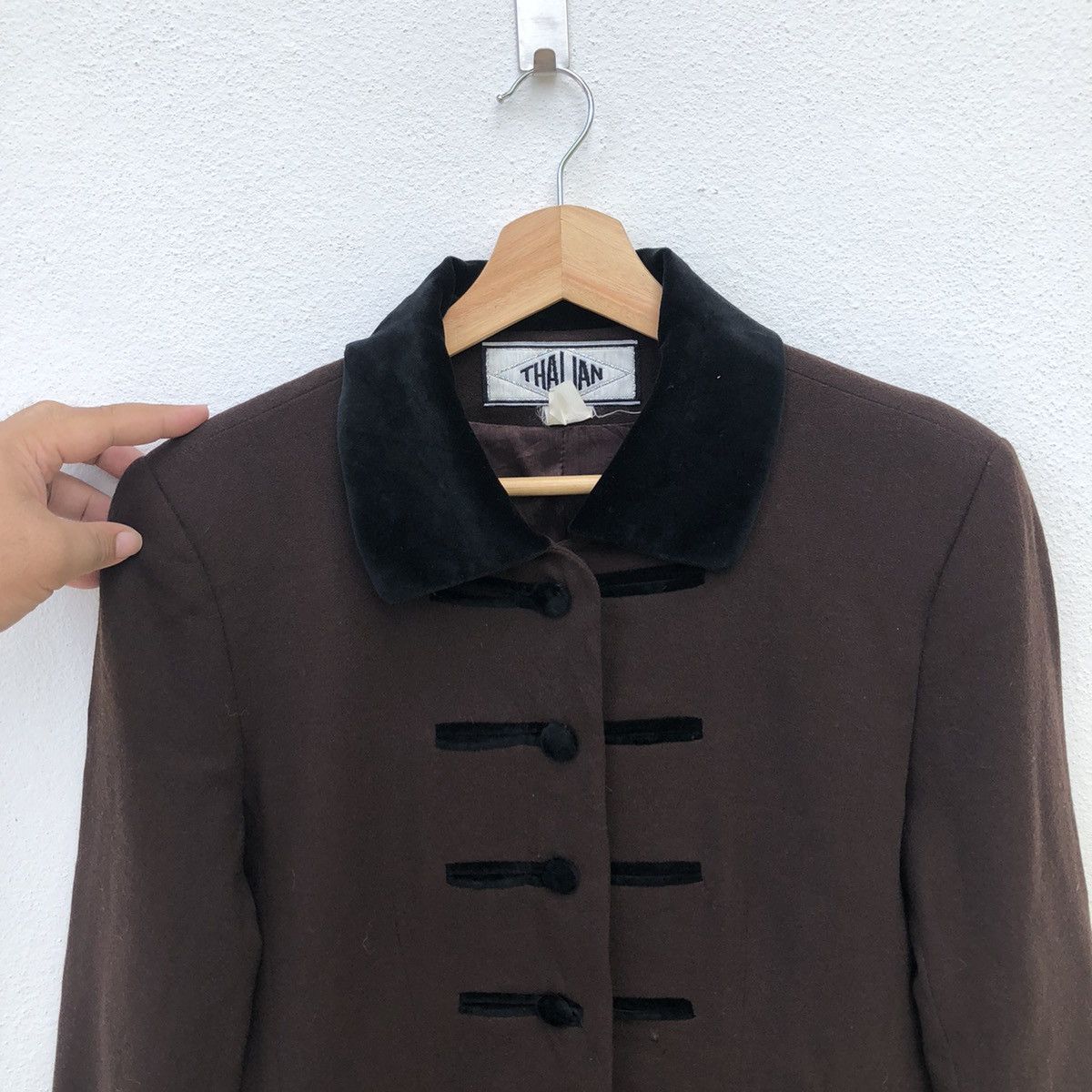 Japanese Brand MANDARIN STYLE JACKET BY THALIAN DESIGNER MADE IN ROMANIA Size US M / EU 48-50 / 2 - 3 Thumbnail