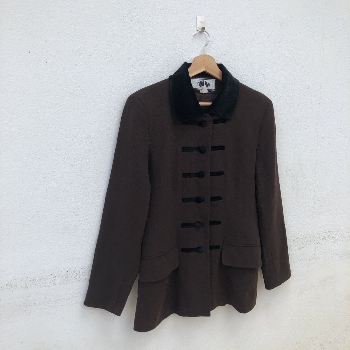 Japanese Brand MANDARIN STYLE JACKET BY THALIAN DESIGNER MADE IN ROMANIA Size US M / EU 48-50 / 2 - 2 Thumbnail