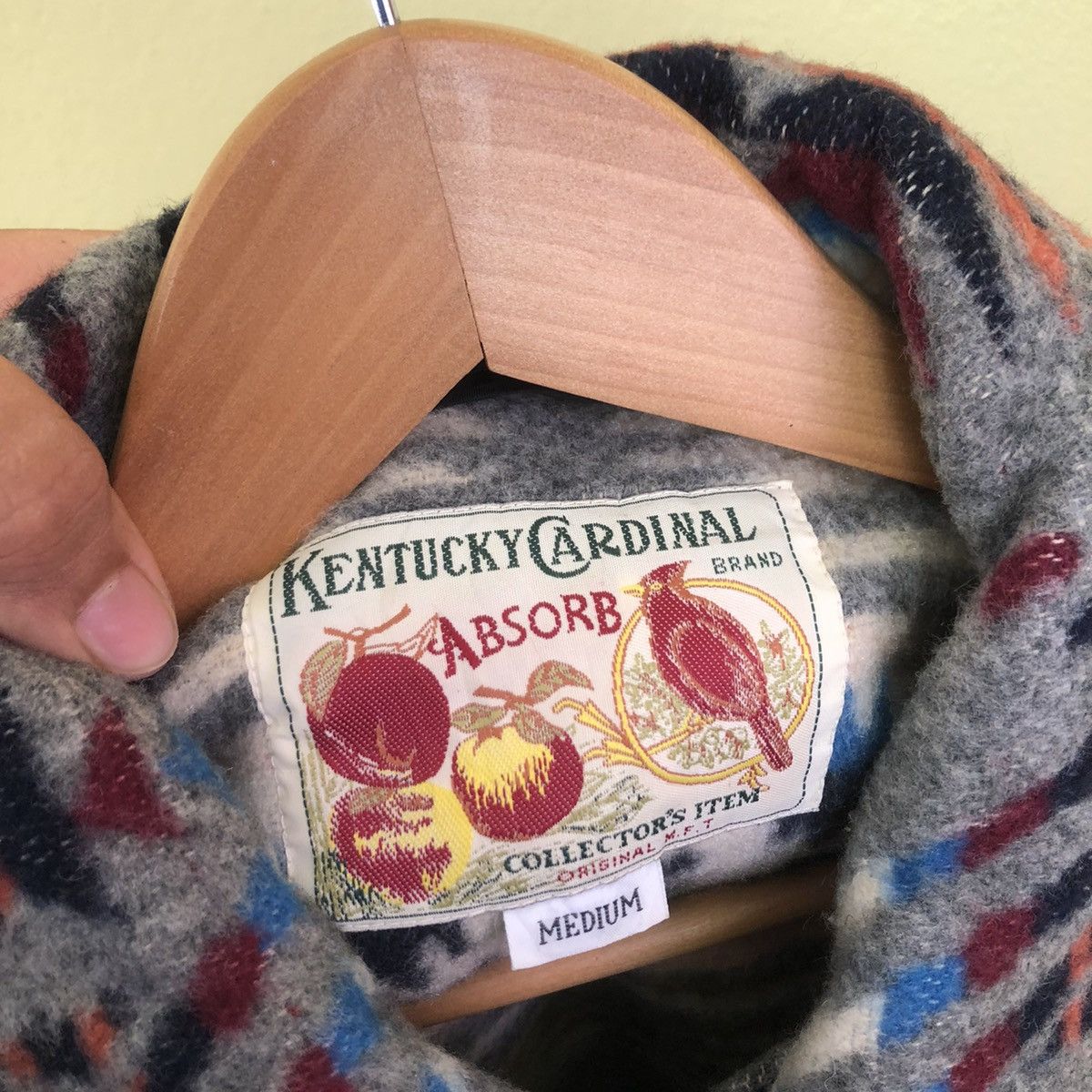 Japanese Brand Wool Jacket Navajo Indigo by Kentucky Cardinal Nice Design Size US M / EU 48-50 / 2 - 8 Thumbnail