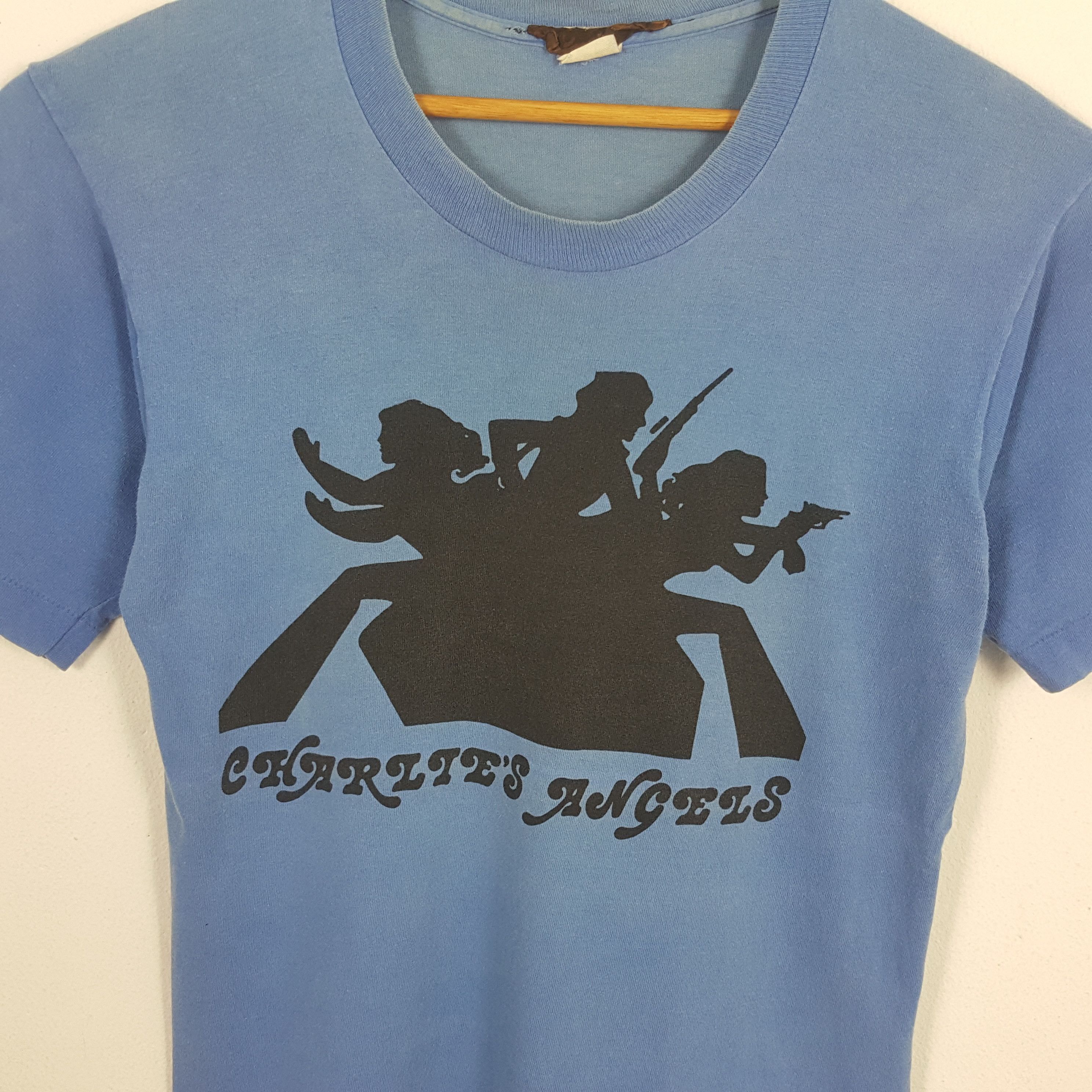 Vintage Vintage 90's CHARLIES ANGLES American Spy Movie T-Shirt Size M / US 6-8 / IT 42-44 - 2 Thumbnail