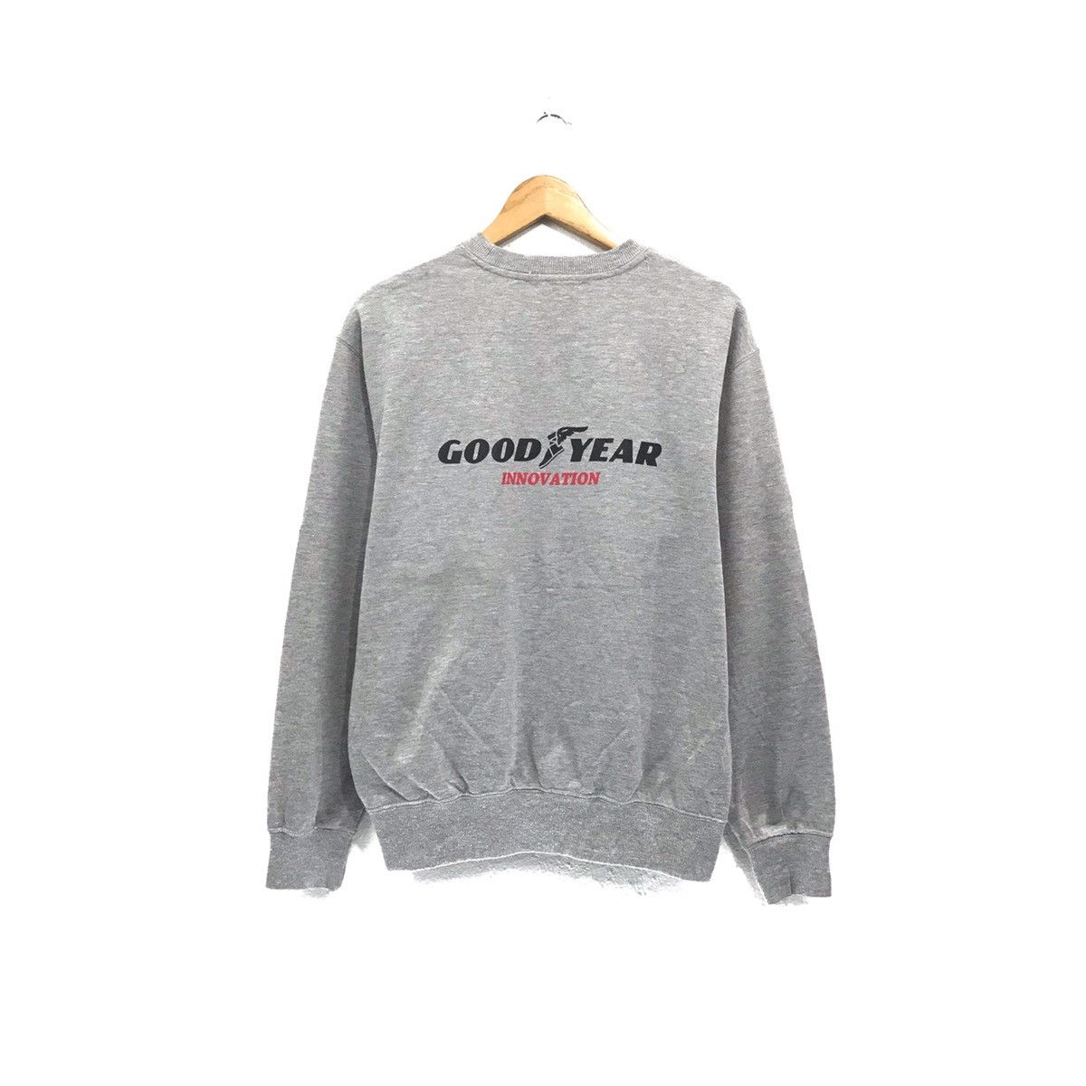 Sports Specialties × Vintage Vintage Goodyear Sweatshirt CrewNeck Big Spellout Goodyear Size US M / EU 48-50 / 2 - 1 Thumbnail