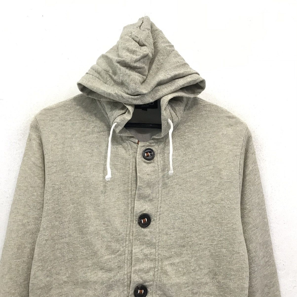 Beams Plus × Japanese Brand × Vintage BEAMS Hoodie Snap ButtonUpJacket Japanese Brands Sweatshirt Size US S / EU 44-46 / 1 - 2 Thumbnail