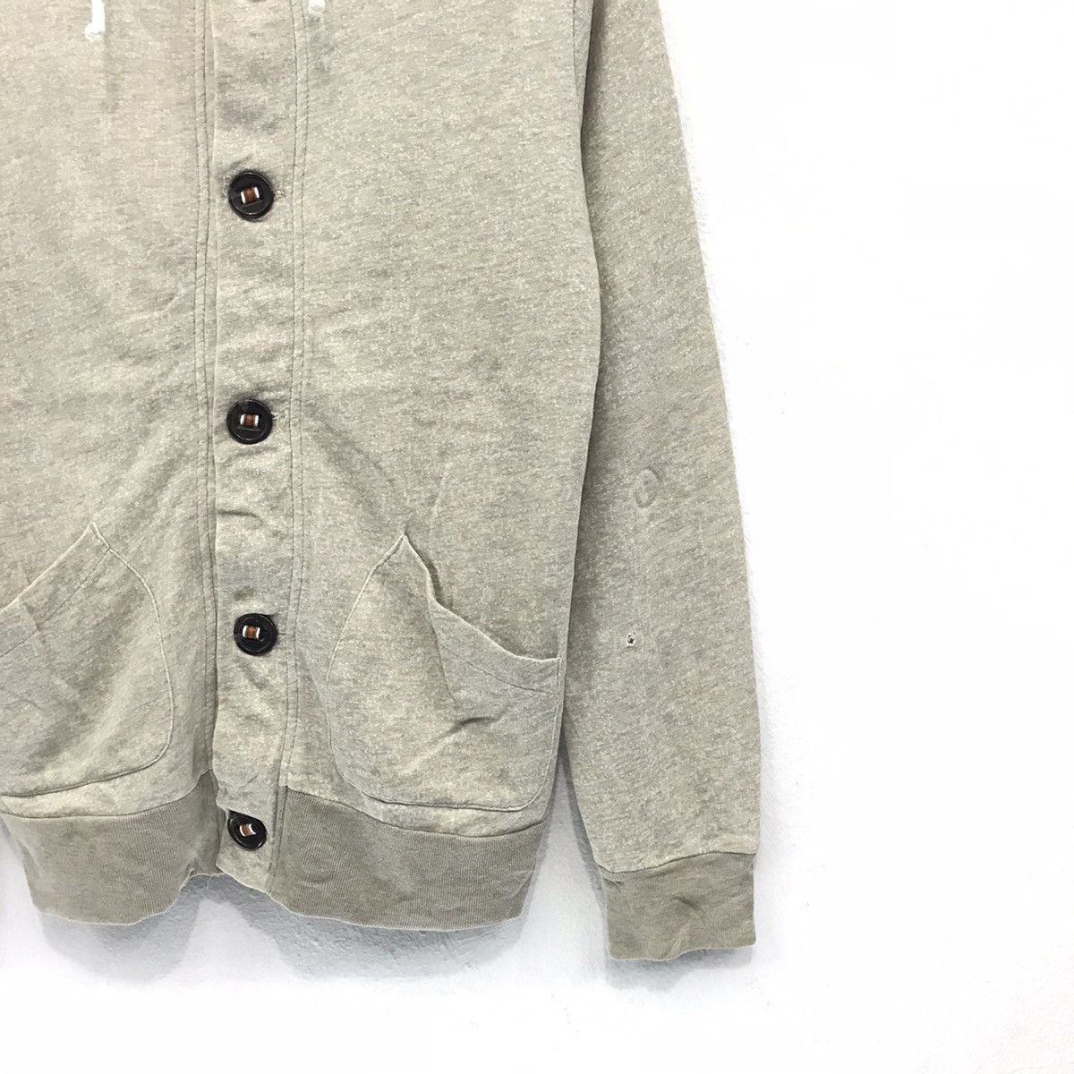 Beams Plus × Japanese Brand × Vintage BEAMS Hoodie Snap ButtonUpJacket Japanese Brands Sweatshirt Size US S / EU 44-46 / 1 - 3 Thumbnail