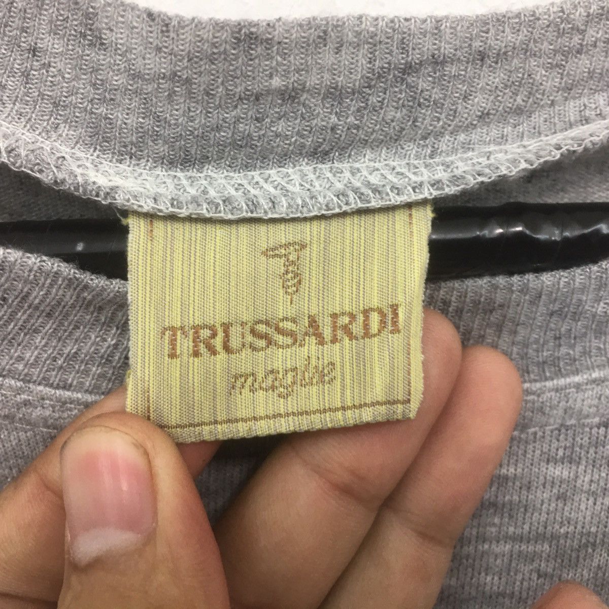 Trussardi × Vintage Vintage 90’s Trussardi Sweatshirt Crewneck Spellout Size US M / EU 48-50 / 2 - 4 Thumbnail