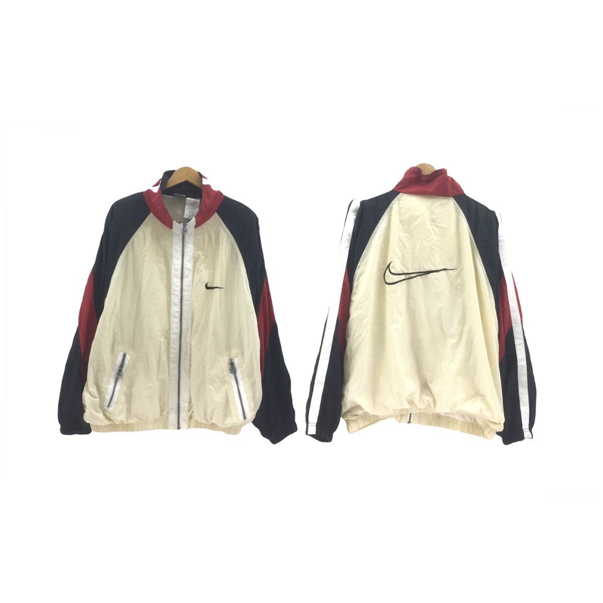 image of 90’S Nike Biglogo Swoosh Nike Sports in White, Men's (Size Medium)