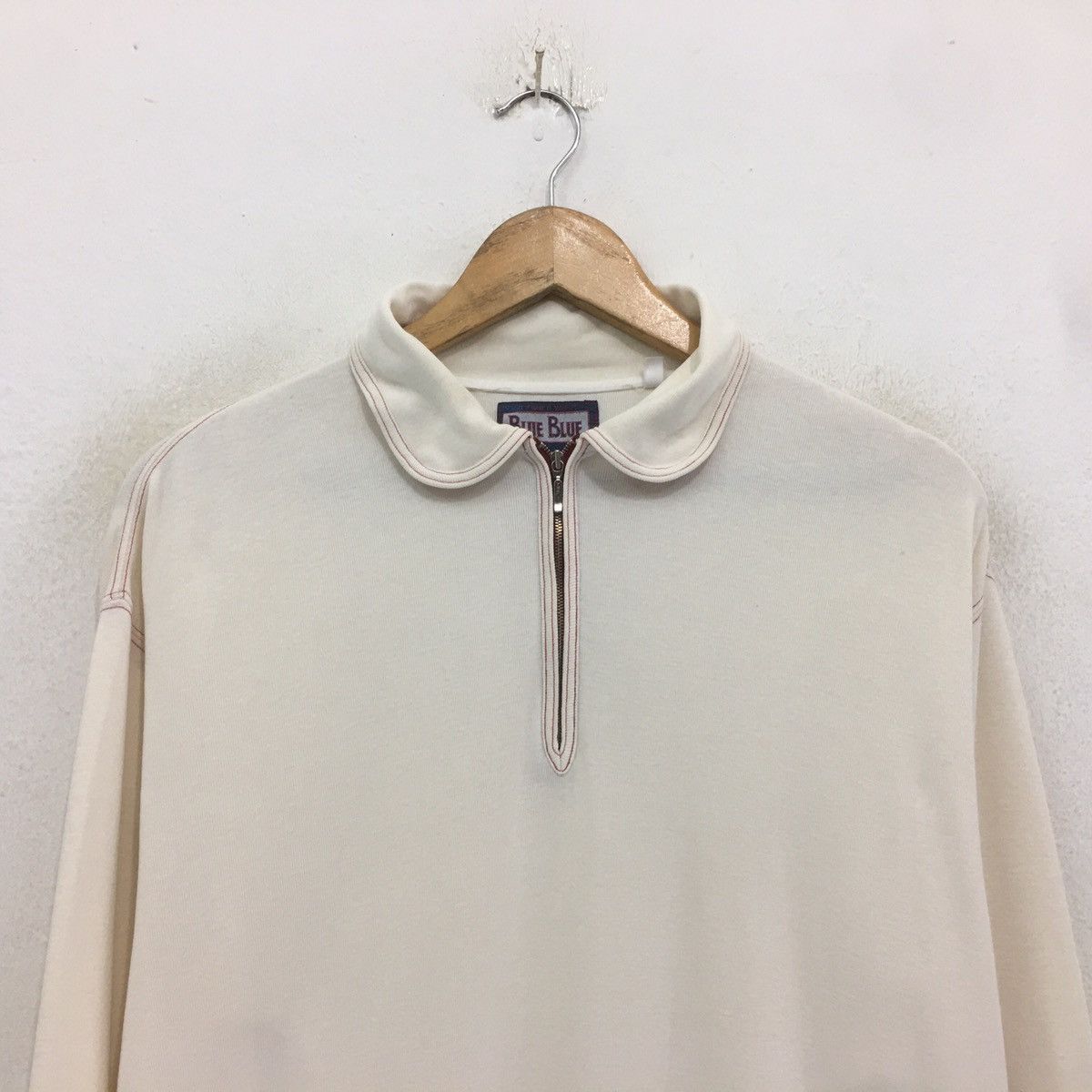 Blue Blue Japan × Japanese Brand × Vintage Blue Blue Japan Sweatshirt halfzip Size US M / EU 48-50 / 2 - 3 Thumbnail