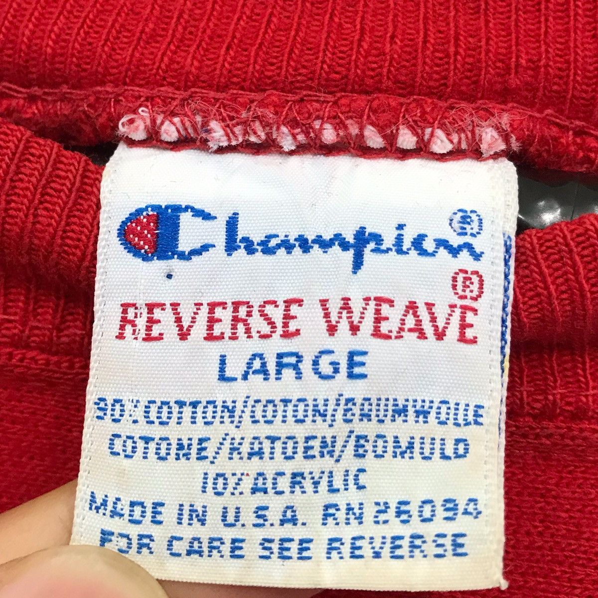 Champion × Japanese Brand × Vintage Vintage Champion Sweatshirt Champion Reverse Weave Hoodie Size US L / EU 52-54 / 3 - 6 Thumbnail