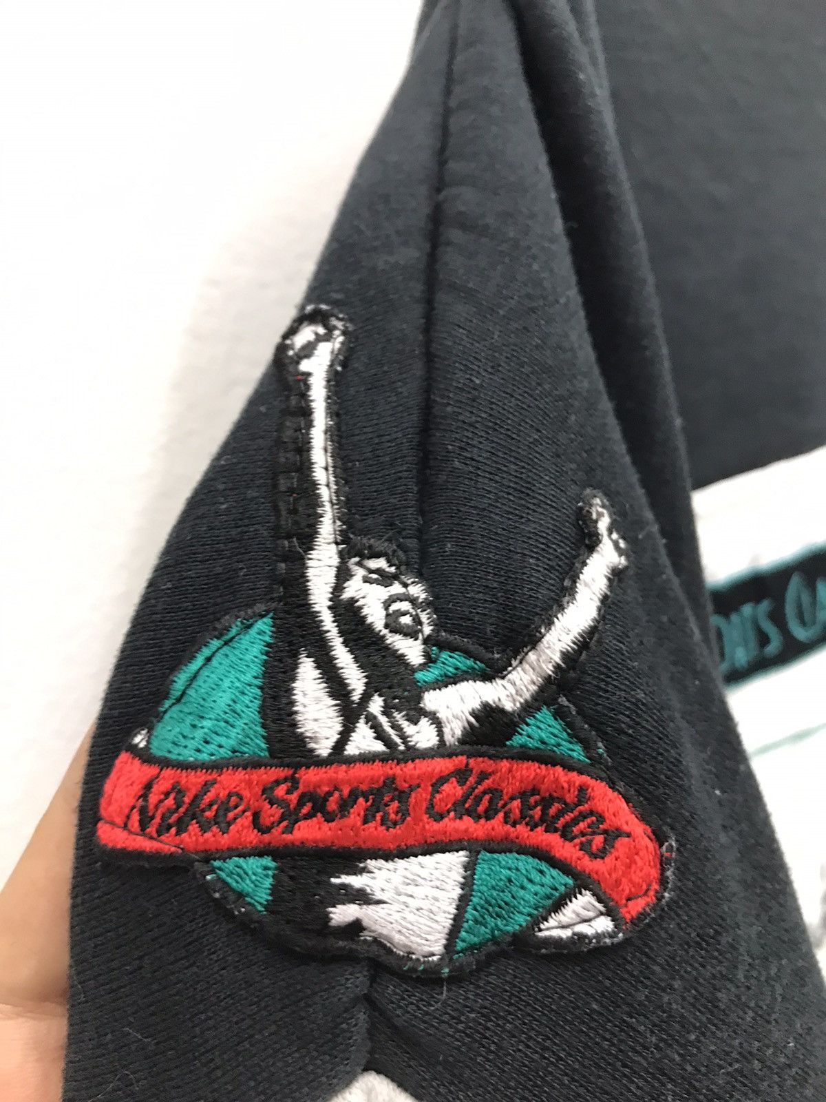 Nike Vintage 90s Nike Sport Classic Bicycle Multicolour Sweater Size US L / EU 52-54 / 3 - 7 Thumbnail