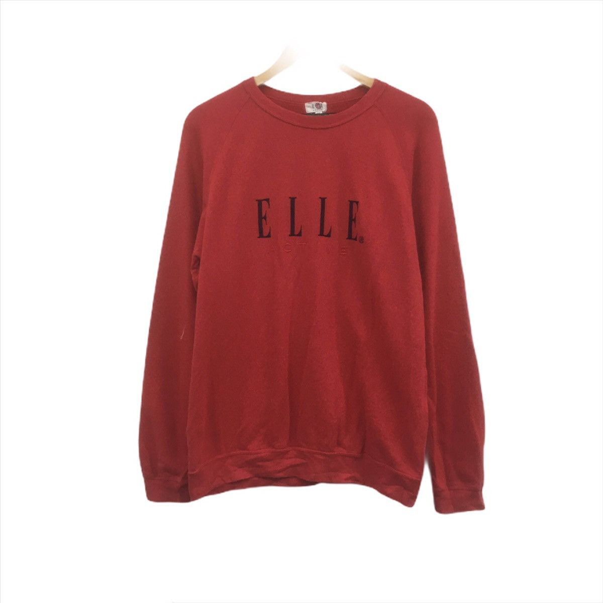 Japanese Brand × Vintage Vintage ELLE Sweatshirt Embroidery Spellout ELLE Active Size US M / EU 48-50 / 2 - 1 Thumbnail