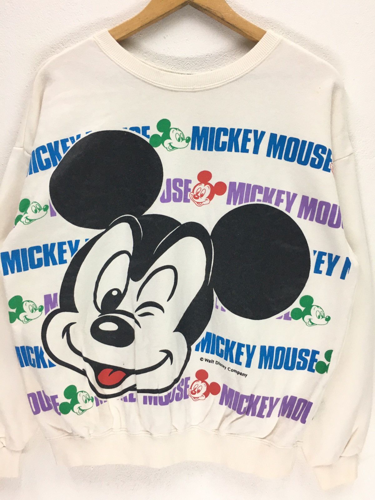 Disney × Mickey Mouse × Vintage Vintage Mickey Mouse And Donald Duck Cartoon Sweatshirt Size US S / EU 44-46 / 1 - 4 Thumbnail