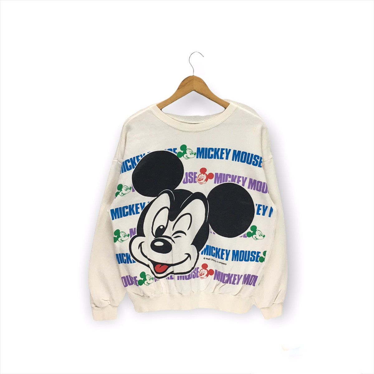 Disney × Mickey Mouse × Vintage Vintage Mickey Mouse And Donald Duck Cartoon Sweatshirt Size US S / EU 44-46 / 1 - 2 Thumbnail