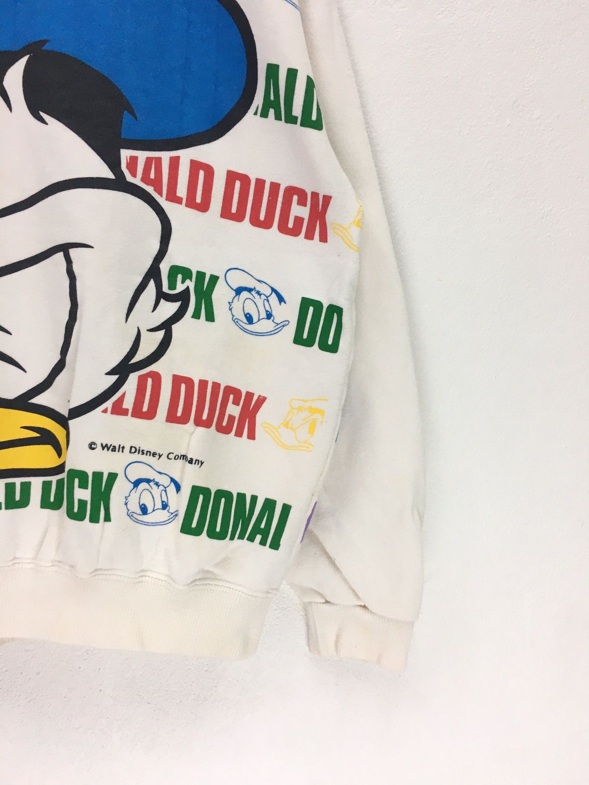 Disney × Mickey Mouse × Vintage Vintage Mickey Mouse And Donald Duck Cartoon Sweatshirt Size US S / EU 44-46 / 1 - 8 Thumbnail