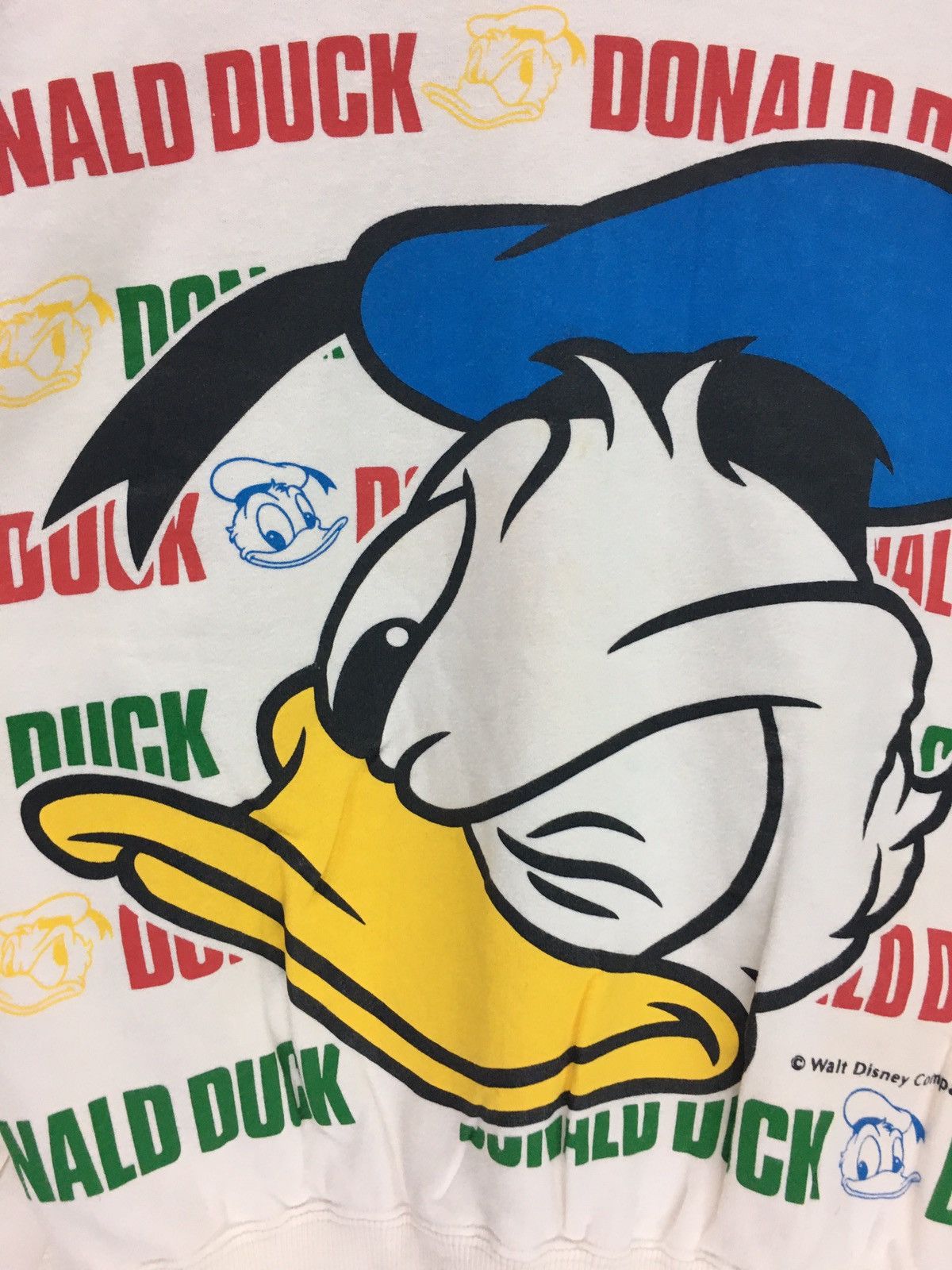 Disney × Mickey Mouse × Vintage Vintage Mickey Mouse And Donald Duck Cartoon Sweatshirt Size US S / EU 44-46 / 1 - 7 Thumbnail