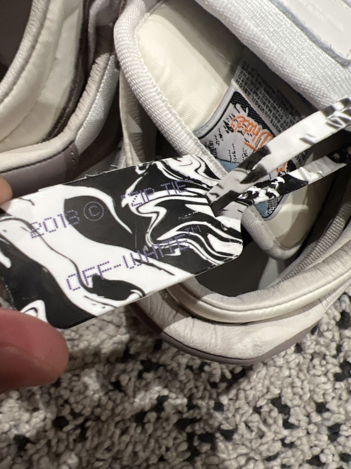 Off-White OFF-WHITE C/O VIRGIL ABLOH Grey 3.0 Off Court Suede Sneakers Size US 9 / EU 42 - 13 Thumbnail
