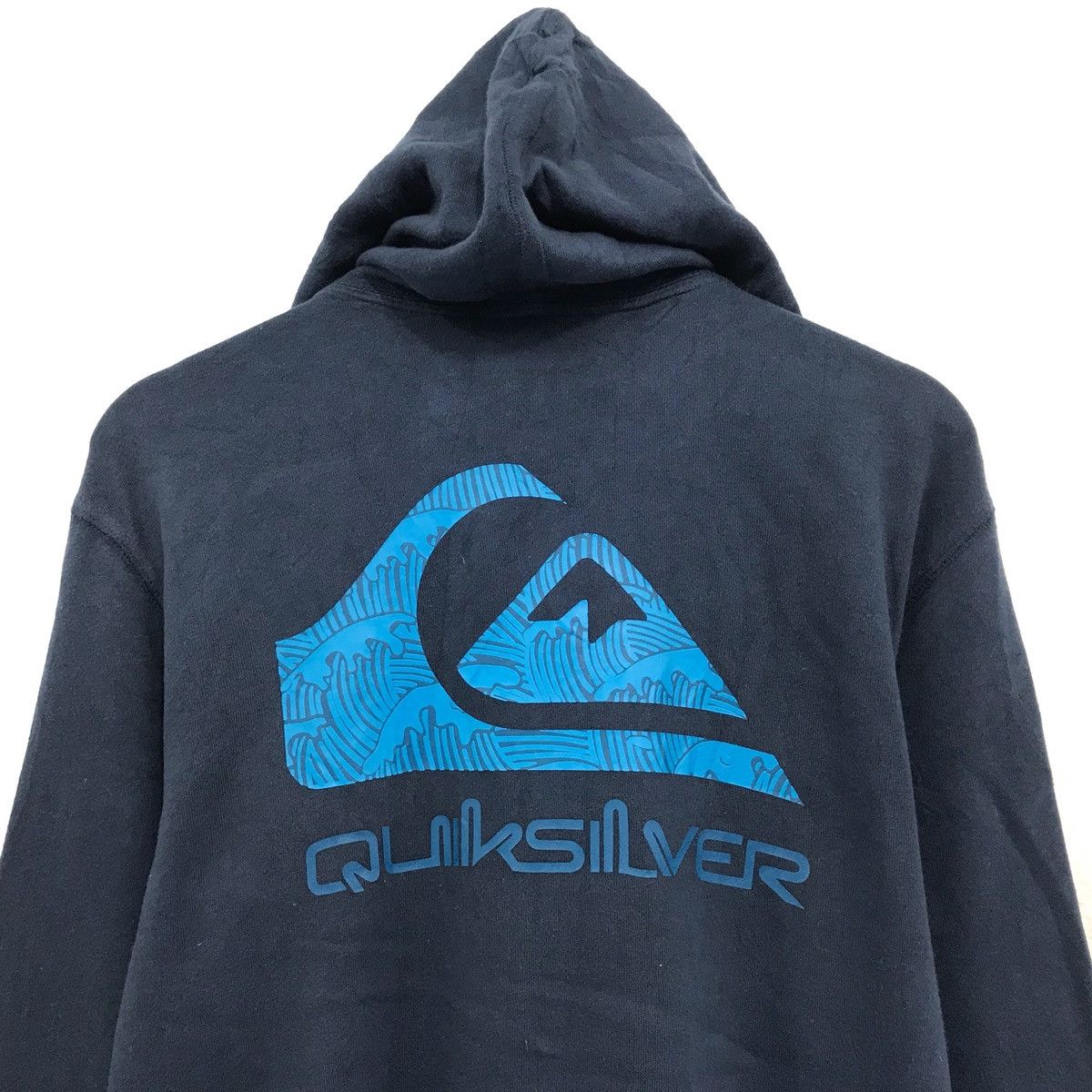 Quiksilver Vintage Quiksilver Hoodie Sweatshirt Biglogo Size US M / EU 48-50 / 2 - 2 Thumbnail