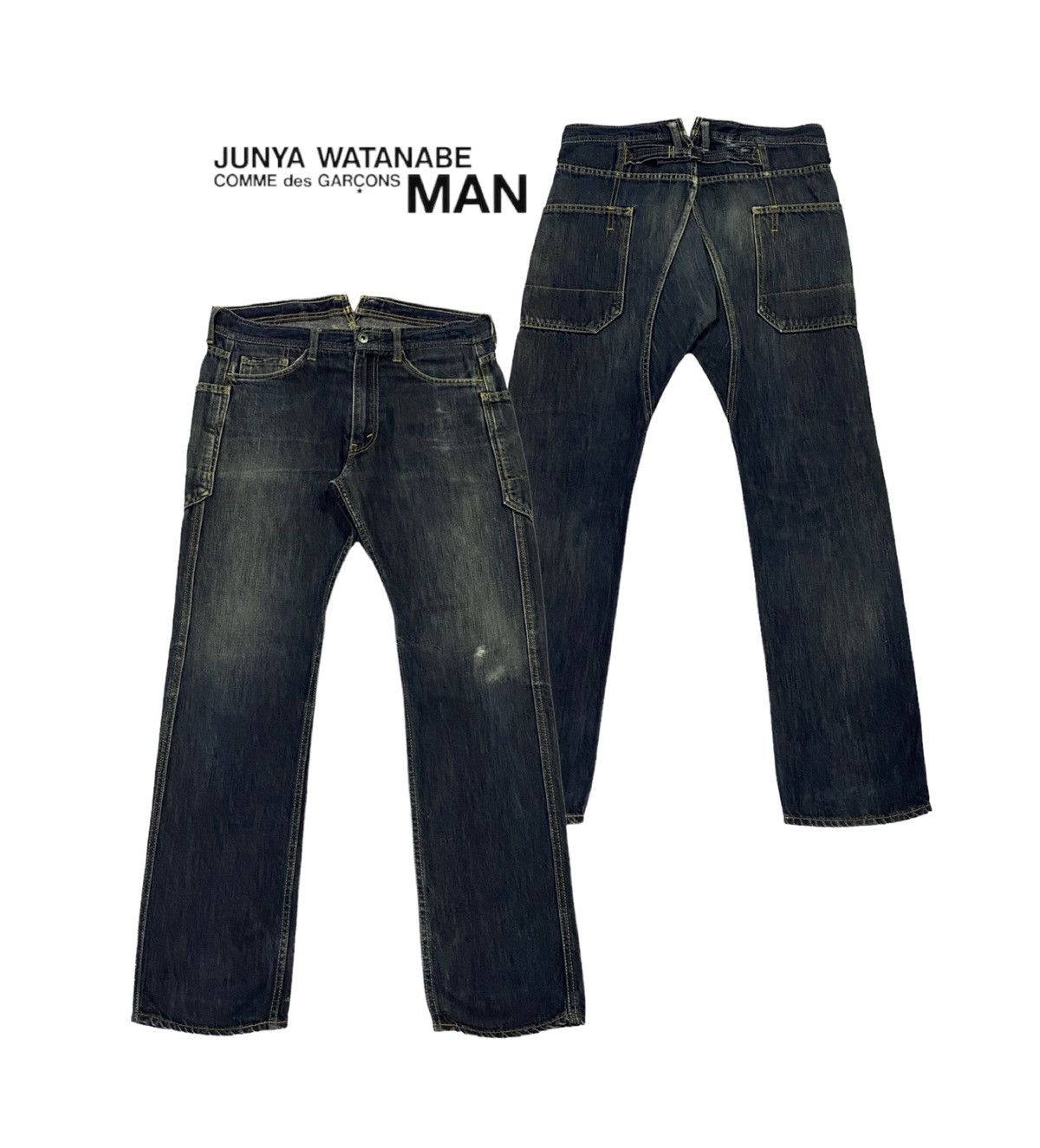 Comme des Garcons AD2008 Junya Watanabe/Comme Des Garçons Man Denim Pants Size US 32 / EU 48 - 1 Thumbnail