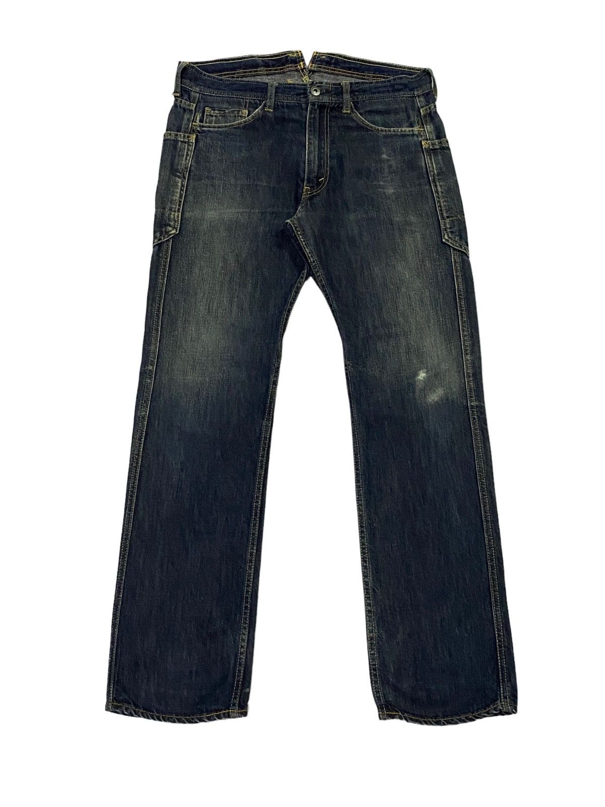 Comme des Garcons AD2008 Junya Watanabe/Comme Des Garçons Man Denim Pants Size US 32 / EU 48 - 2 Thumbnail